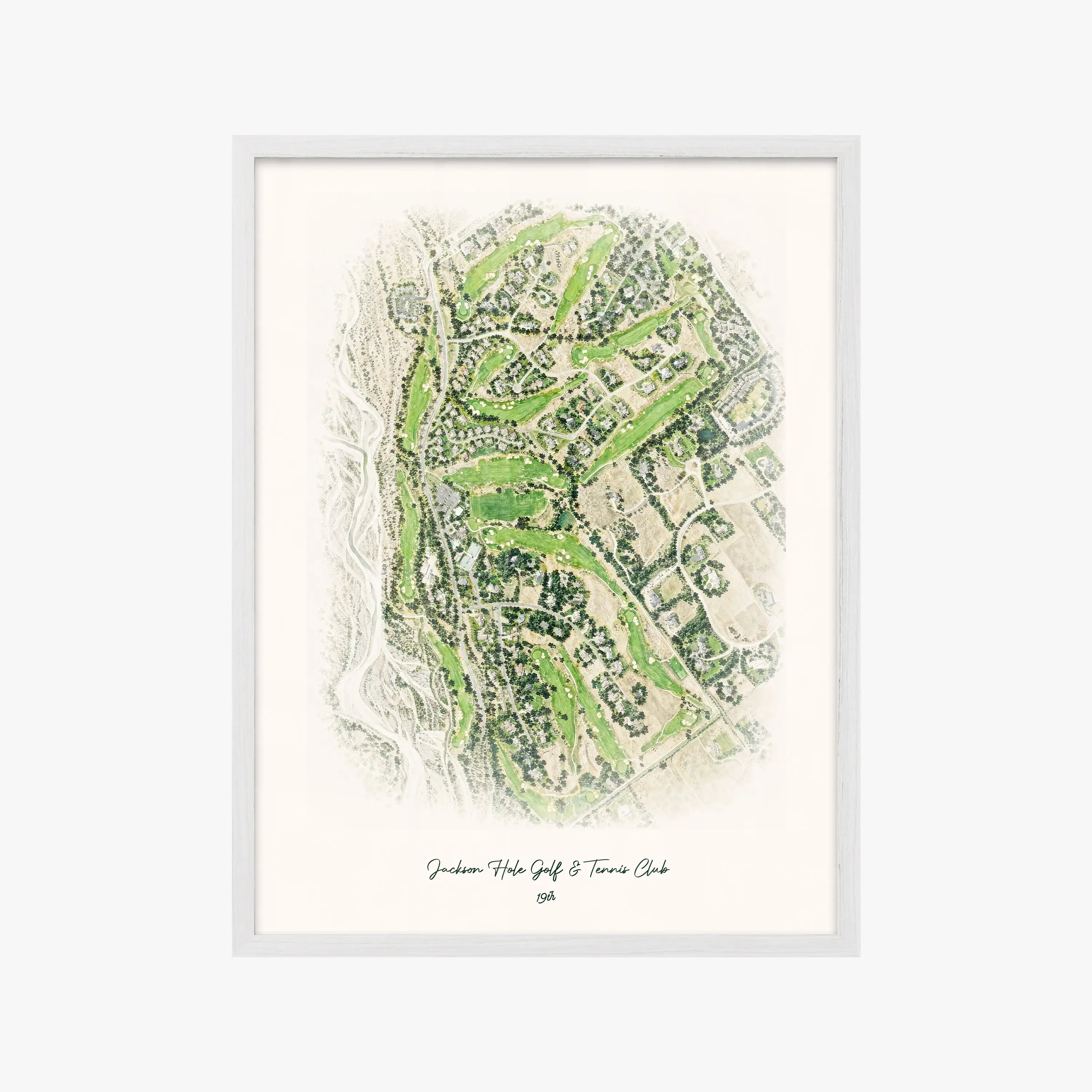 Jackson Hole Golf & Tennis Club white frame