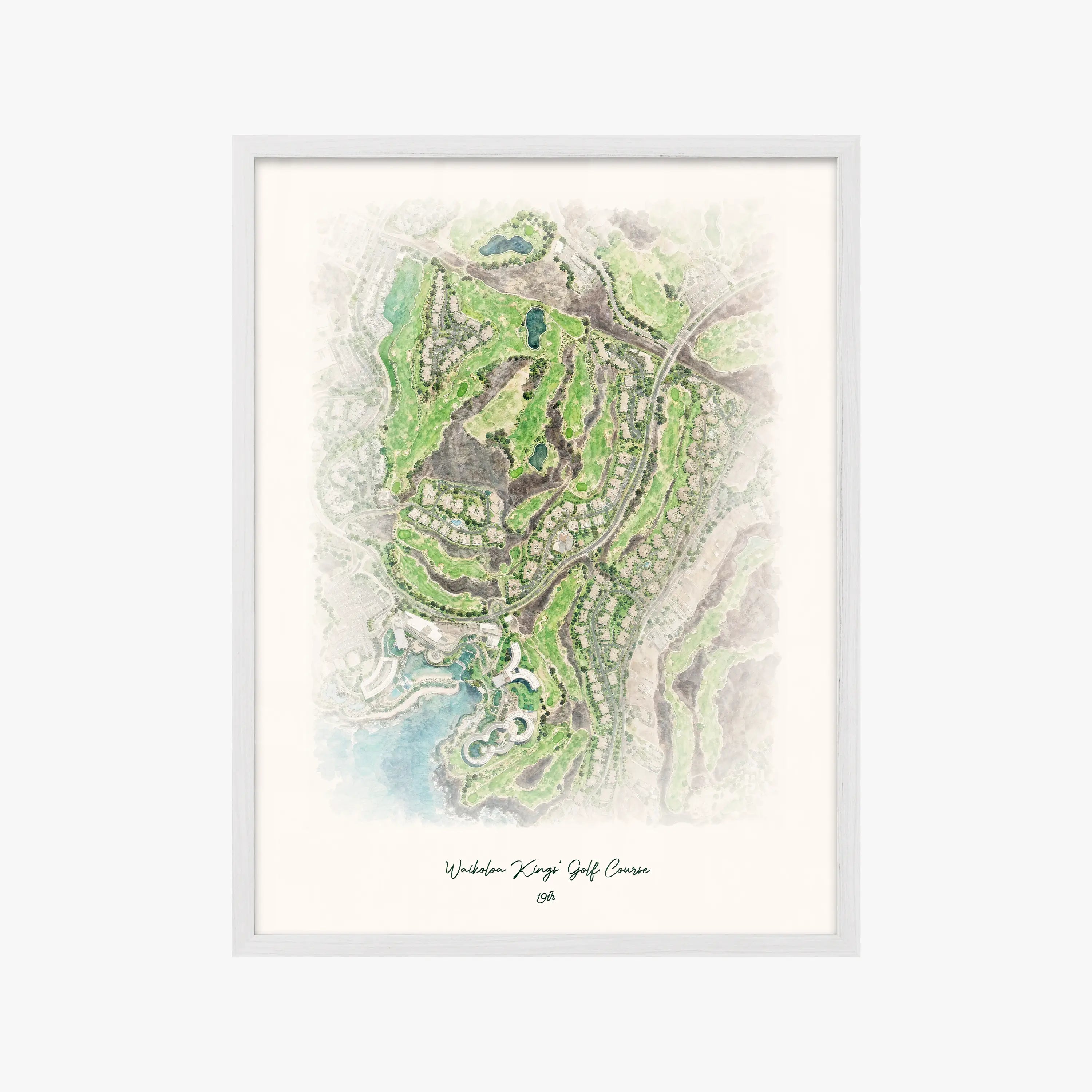 Waikoloa Kings' Golf Course white frame