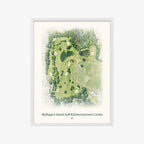 Mulligan's Island Golf & Entertainment Center white frame