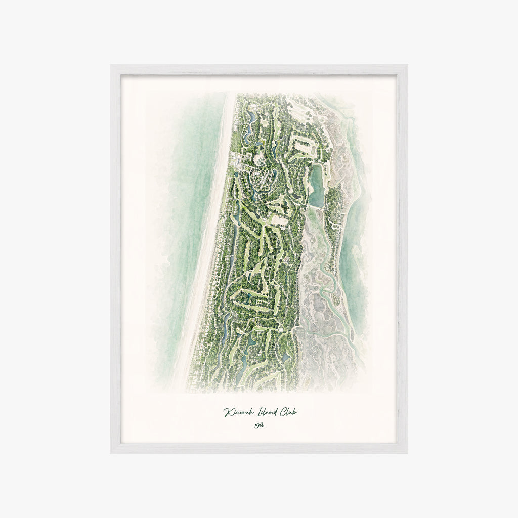 Kiawah Island Club white frame