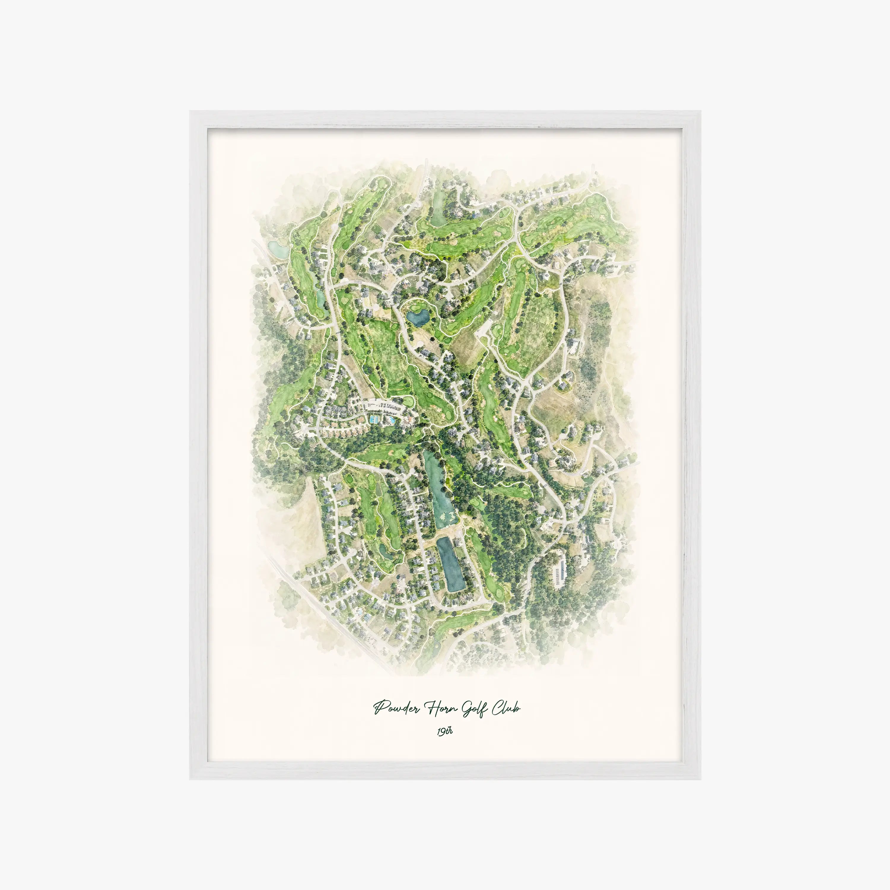 Powder Horn Golf Club white frame