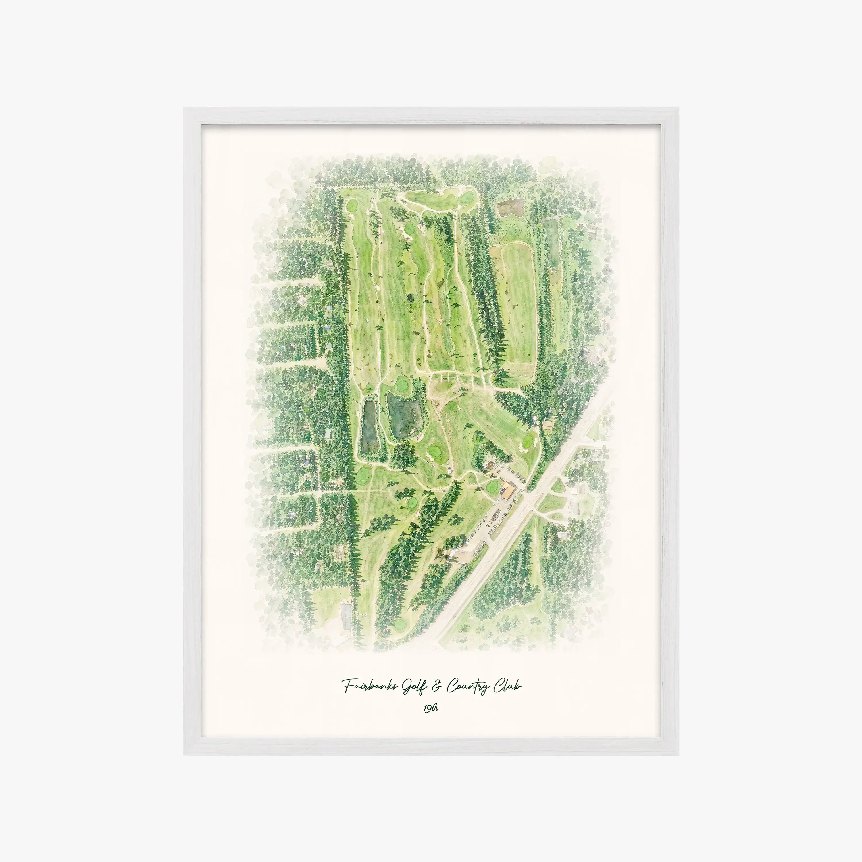 Fairbanks Golf & Country Club white frame