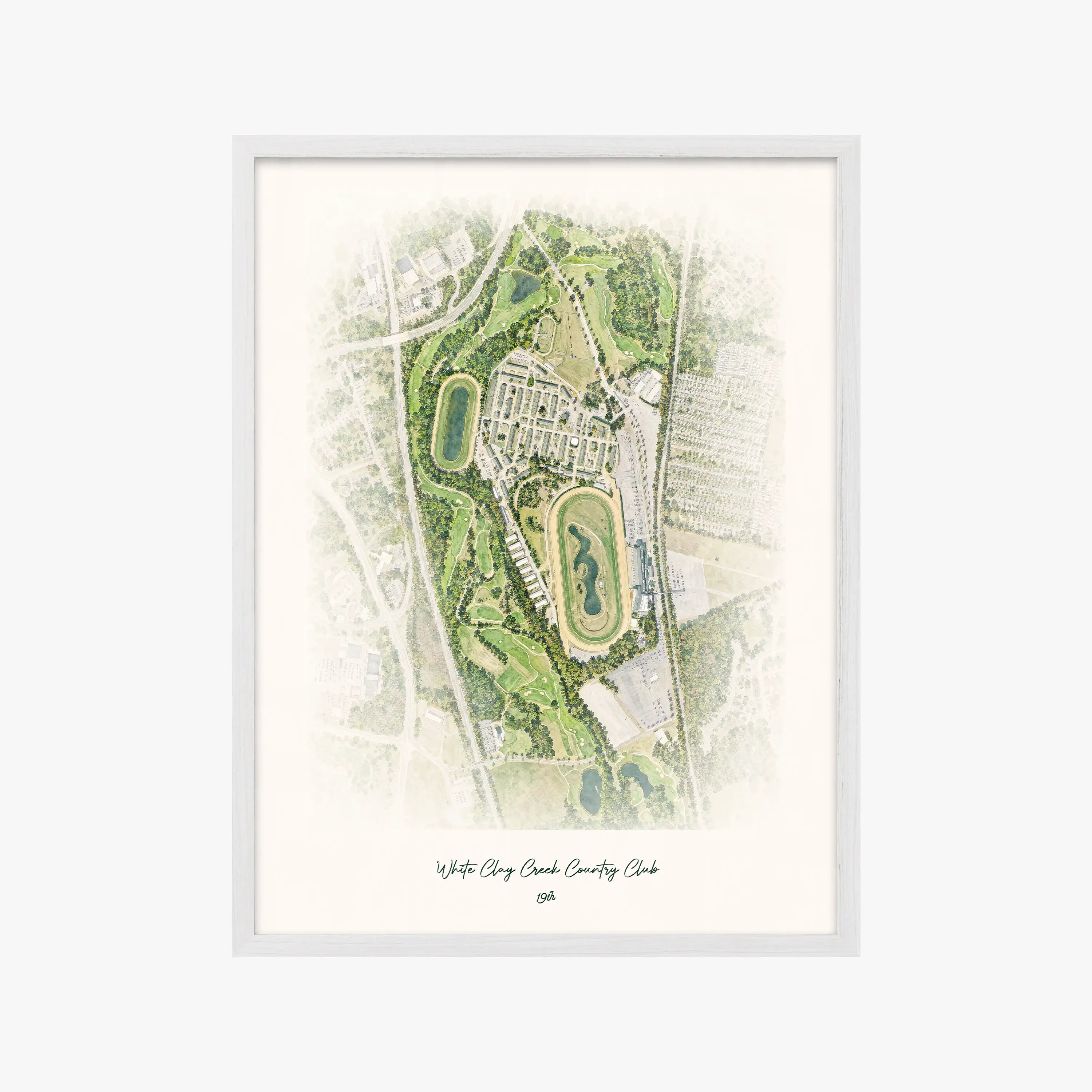 White Clay Creek Country Club white frame