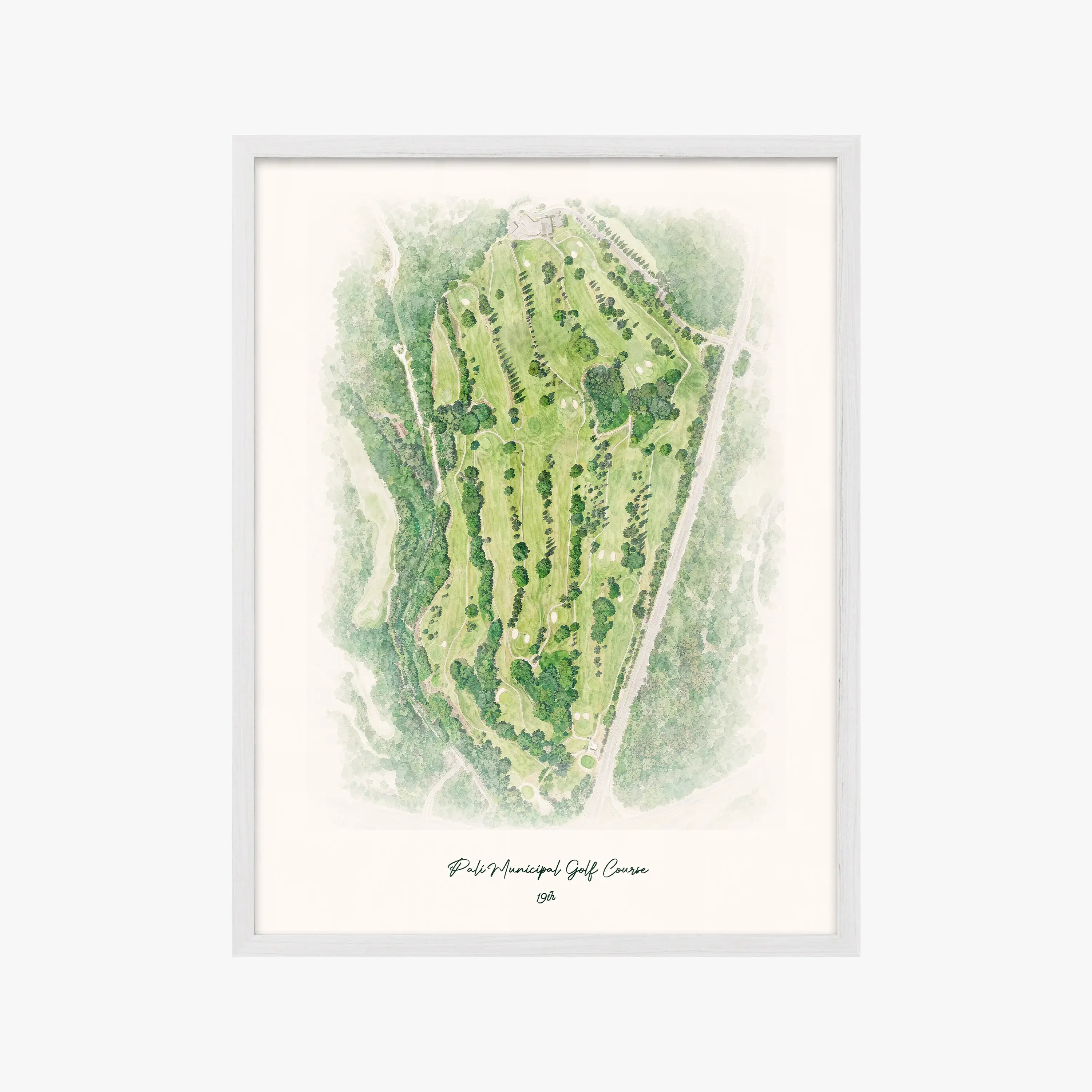 Pali Municipal Golf Course white frame