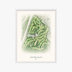 North Hills Country Club white frame