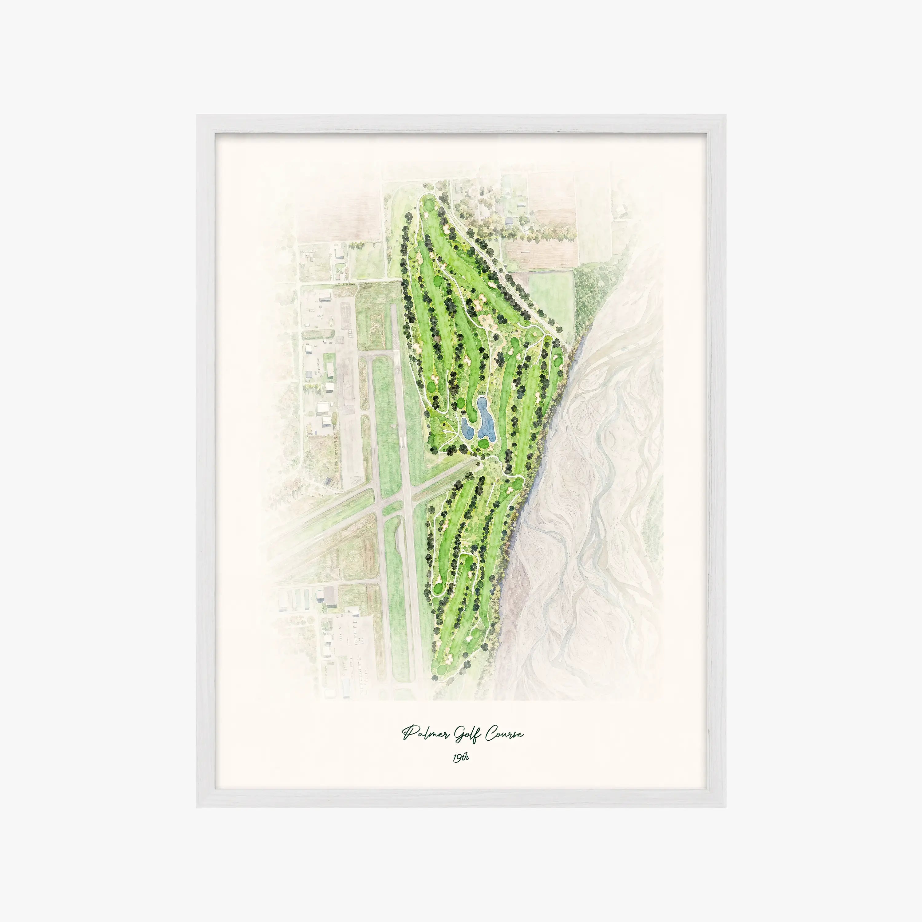 Palmer Golf Course white frame