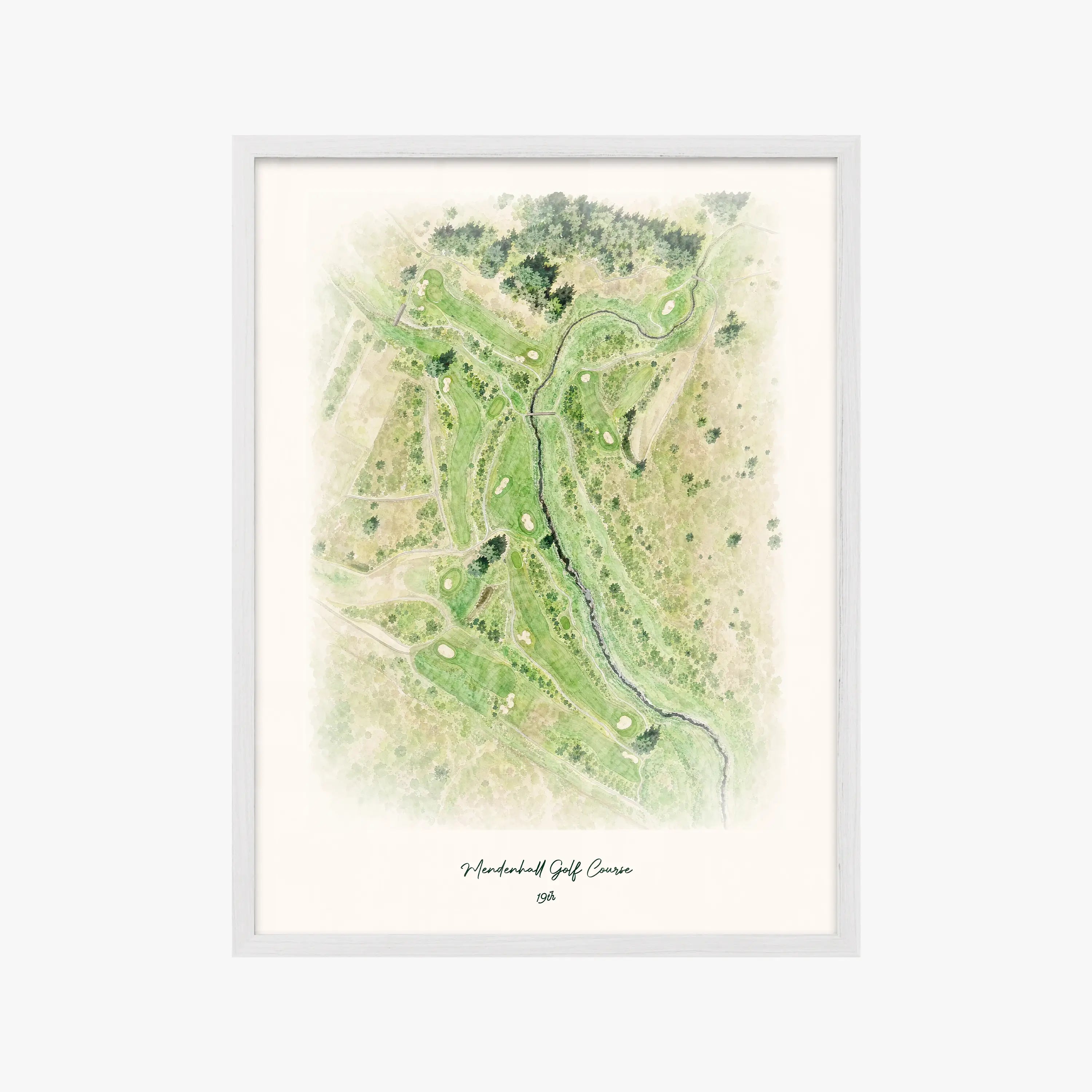 Mendenhall Golf Course white frame