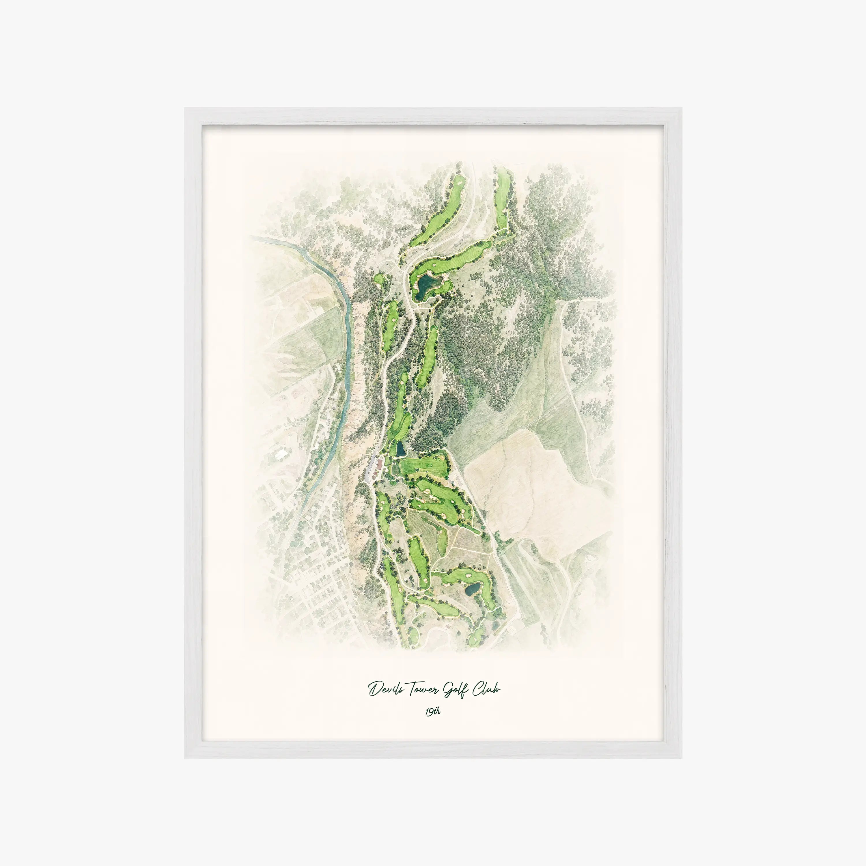 Devils Tower Golf Club white frame