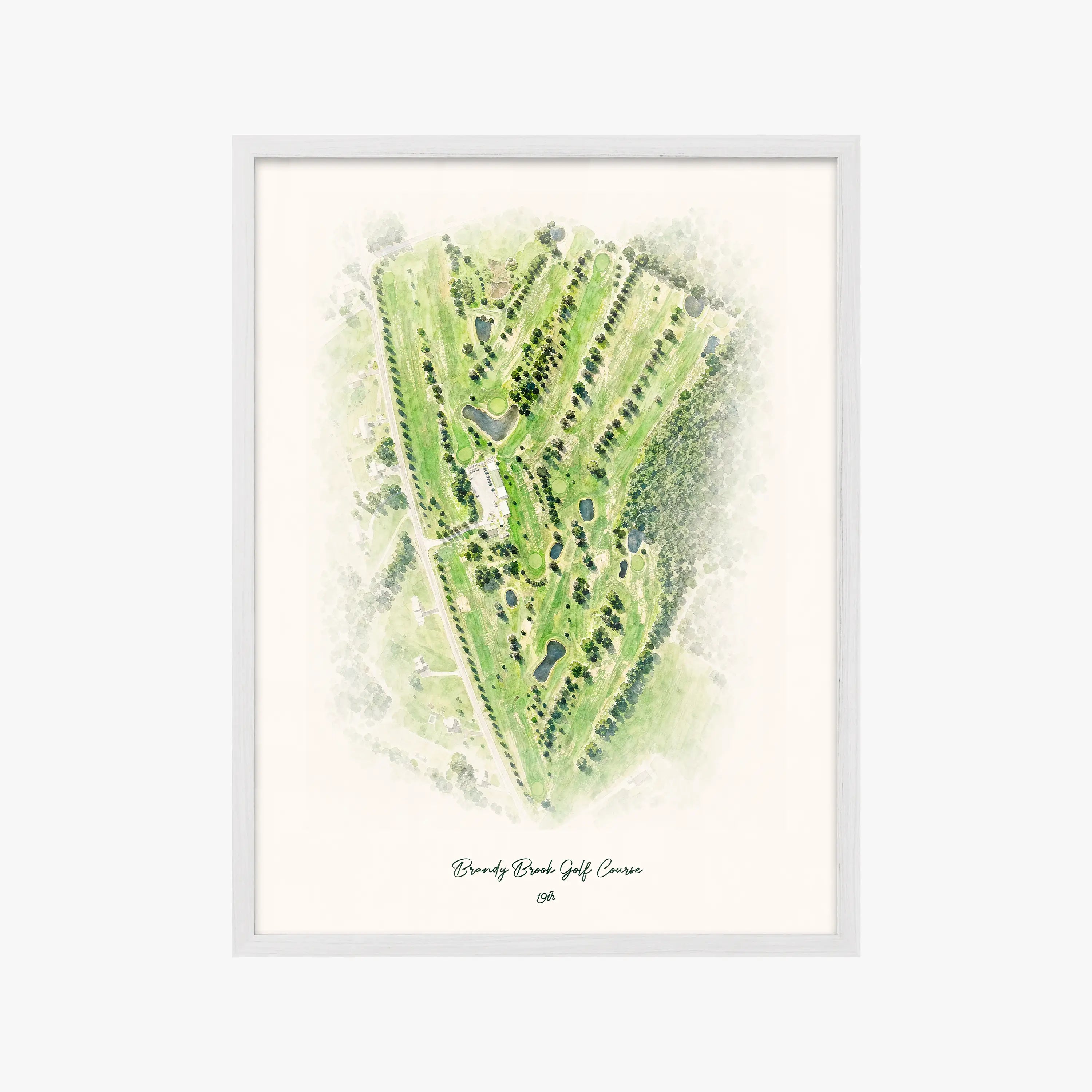 Brandy Brook Golf Course white frame