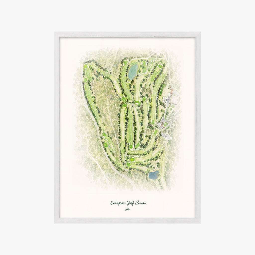 Enterprise Golf Course white frame