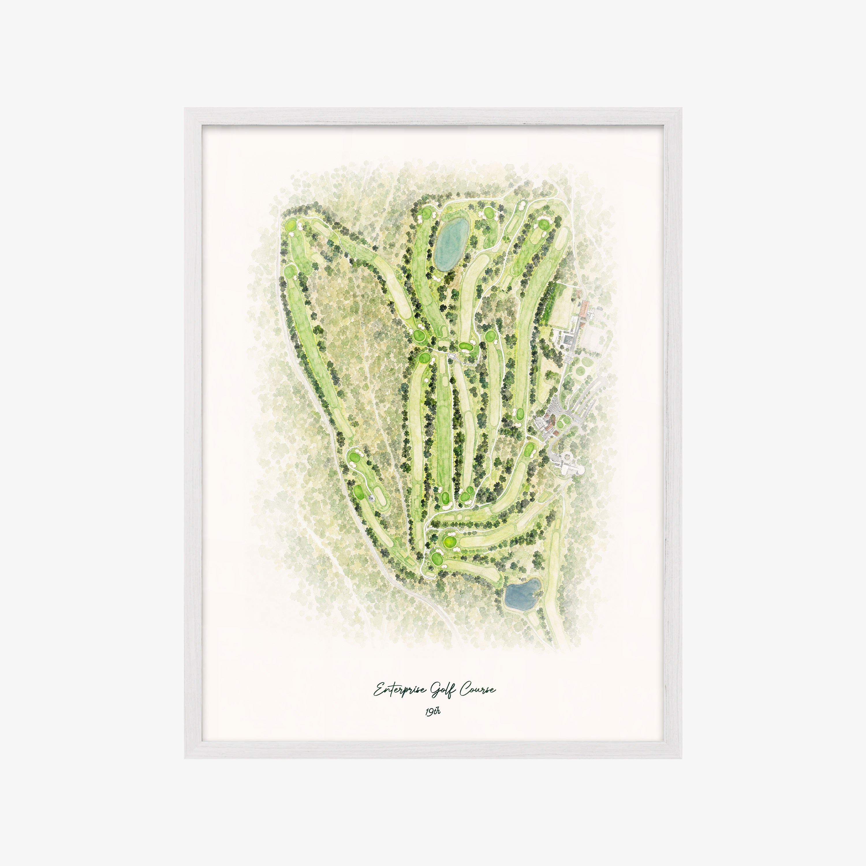 Enterprise Golf Course white frame