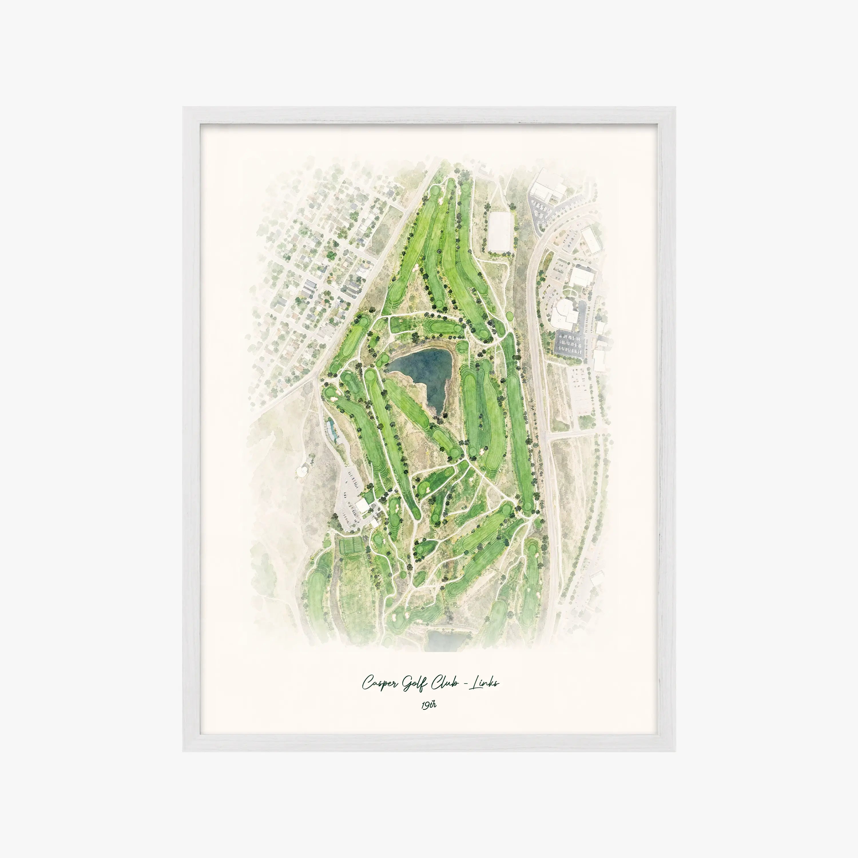Casper Golf Club - Links white frame