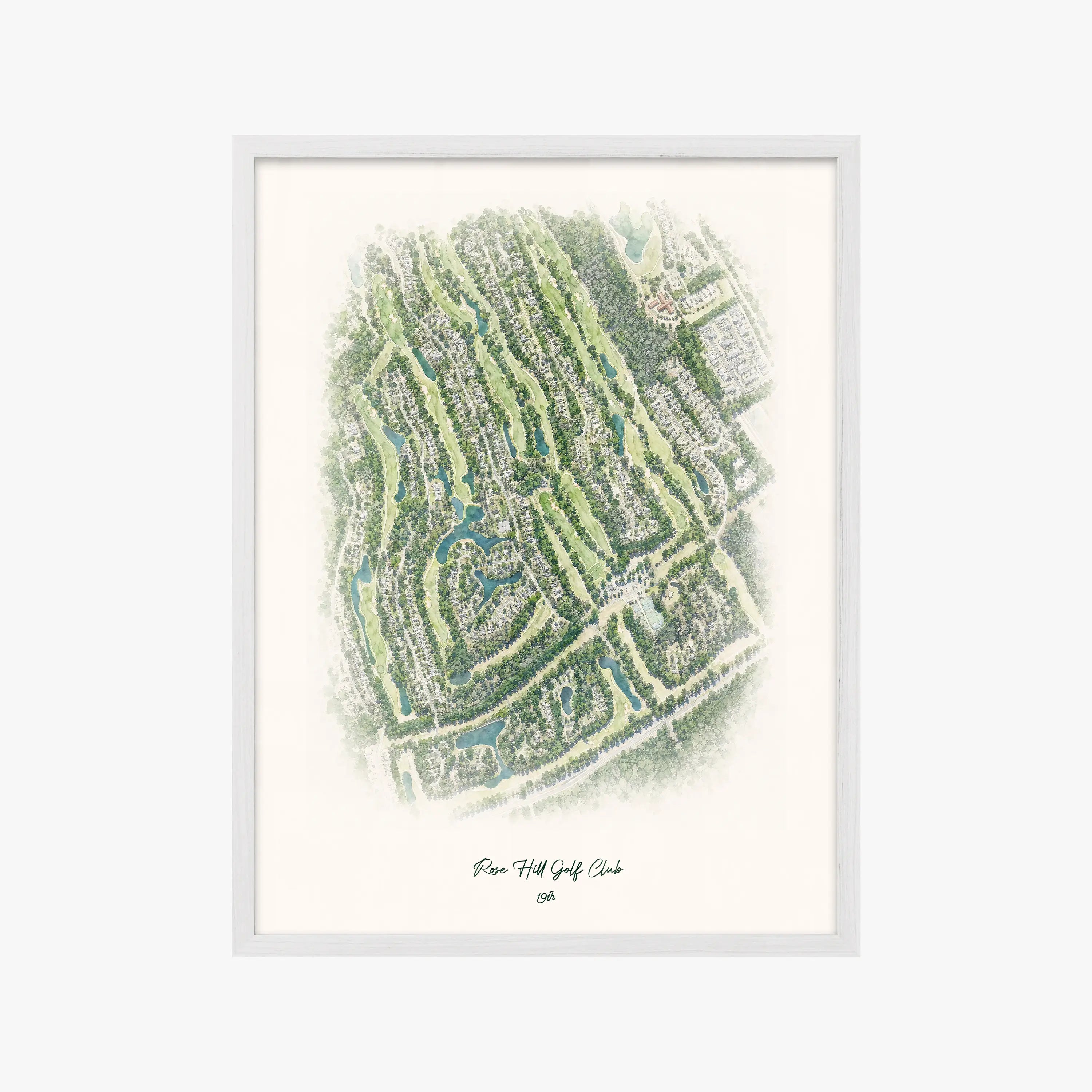 Rose Hill Golf Club white frame