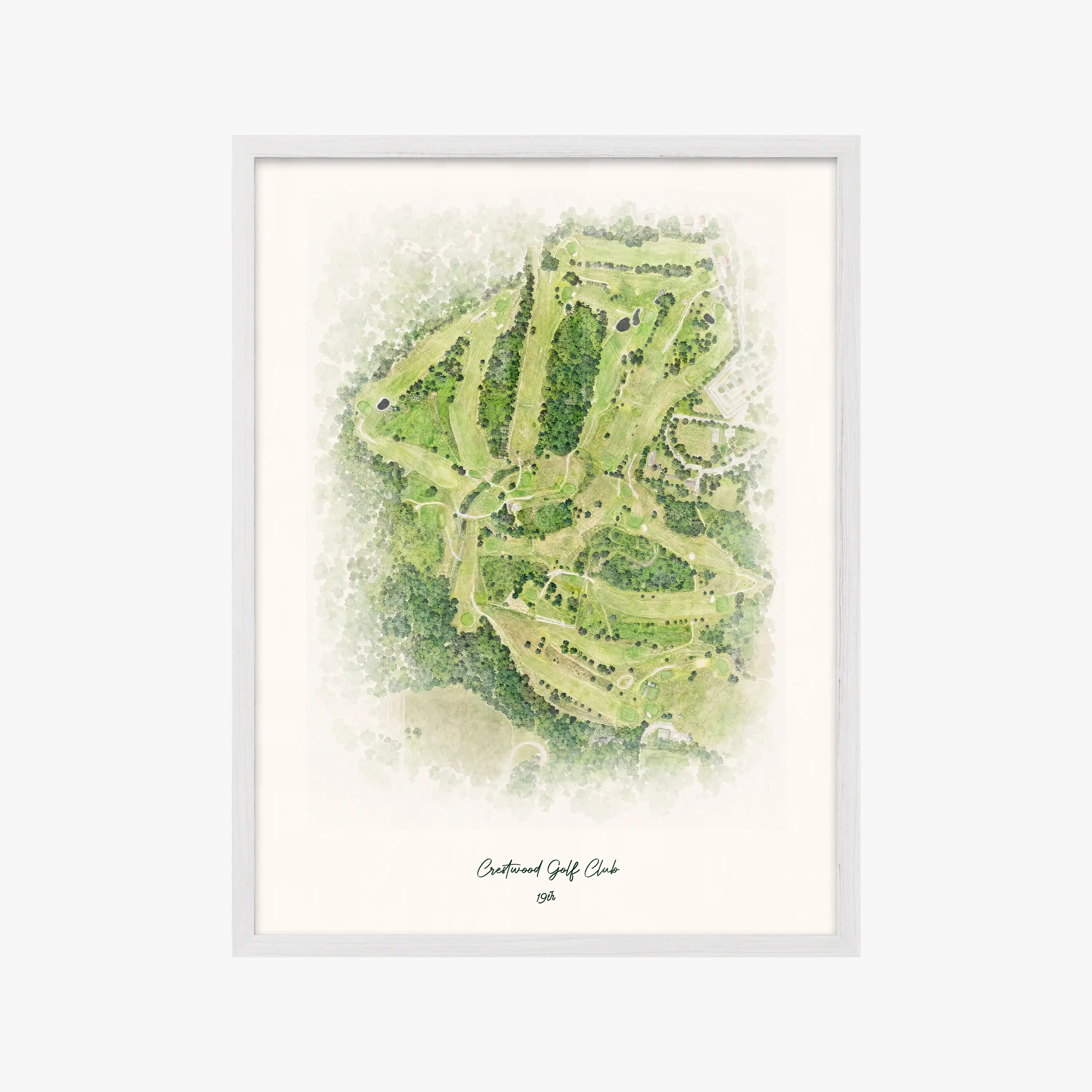 Crestwood Golf Club white frame