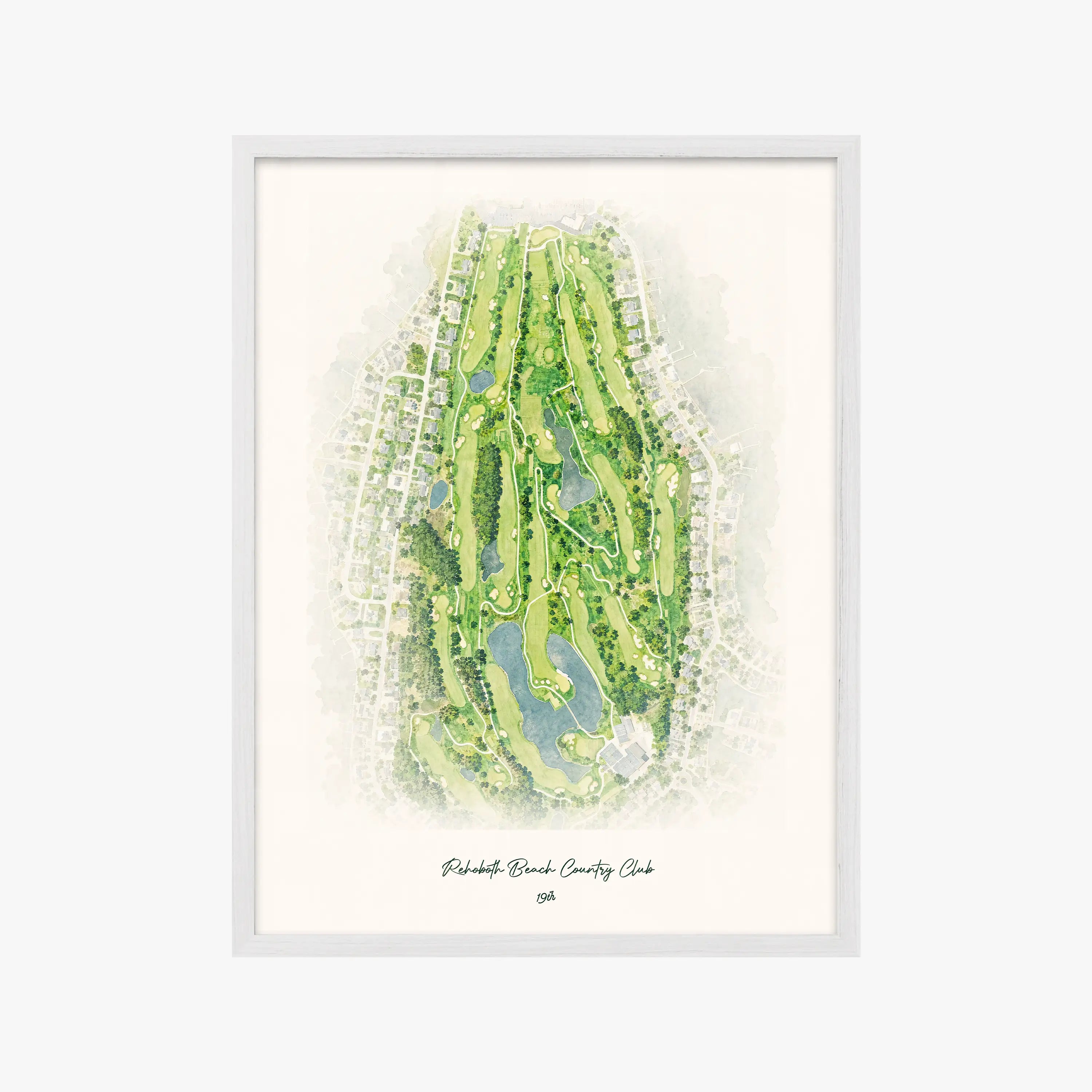 Rehoboth Beach Country Club white frame