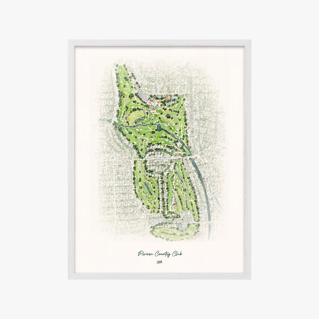 Riviera Country Club white frame