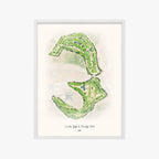 Lander Golf & Country Club white frame