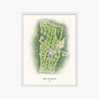 Alpine Country Club white frame
