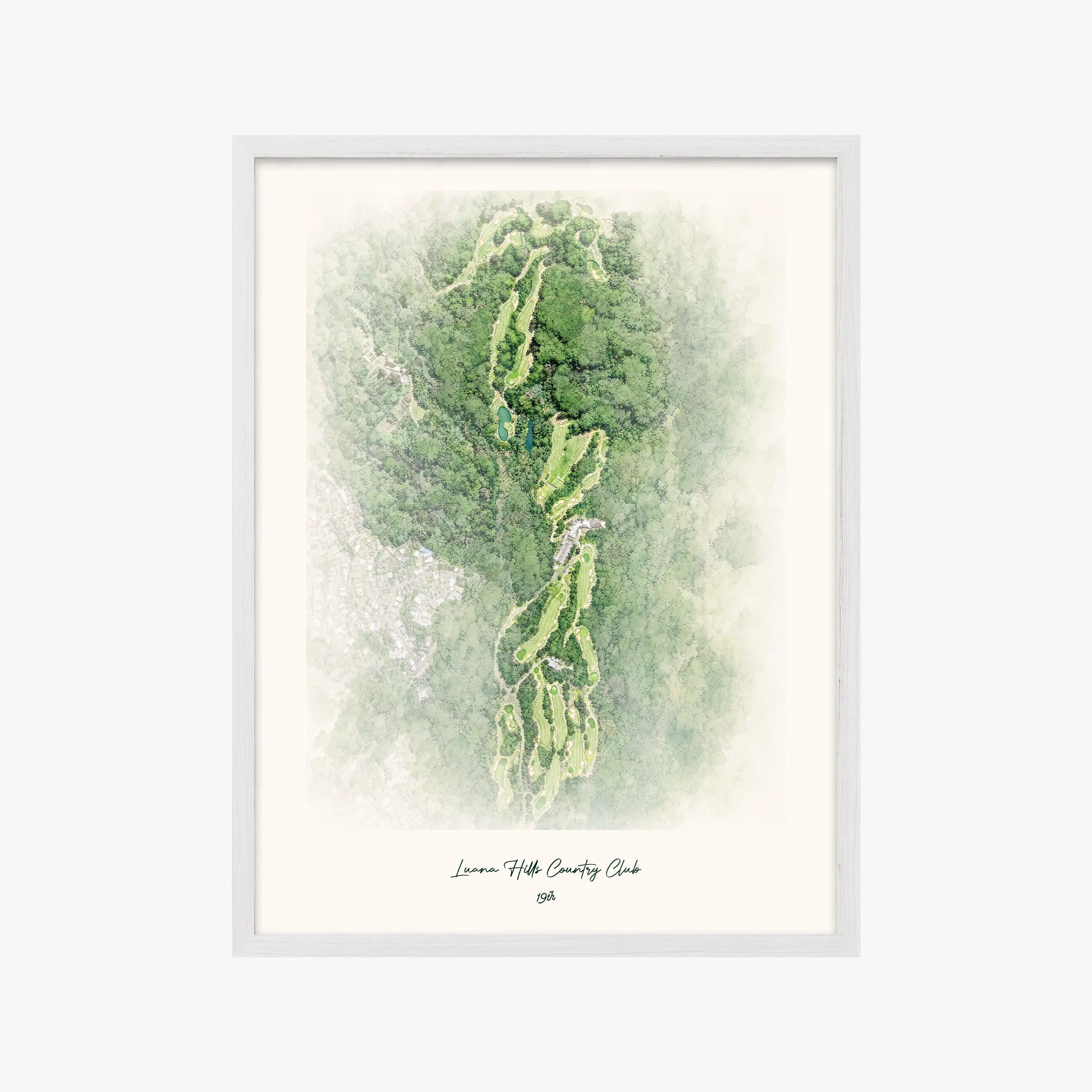 Luana Hills Country Club white frame