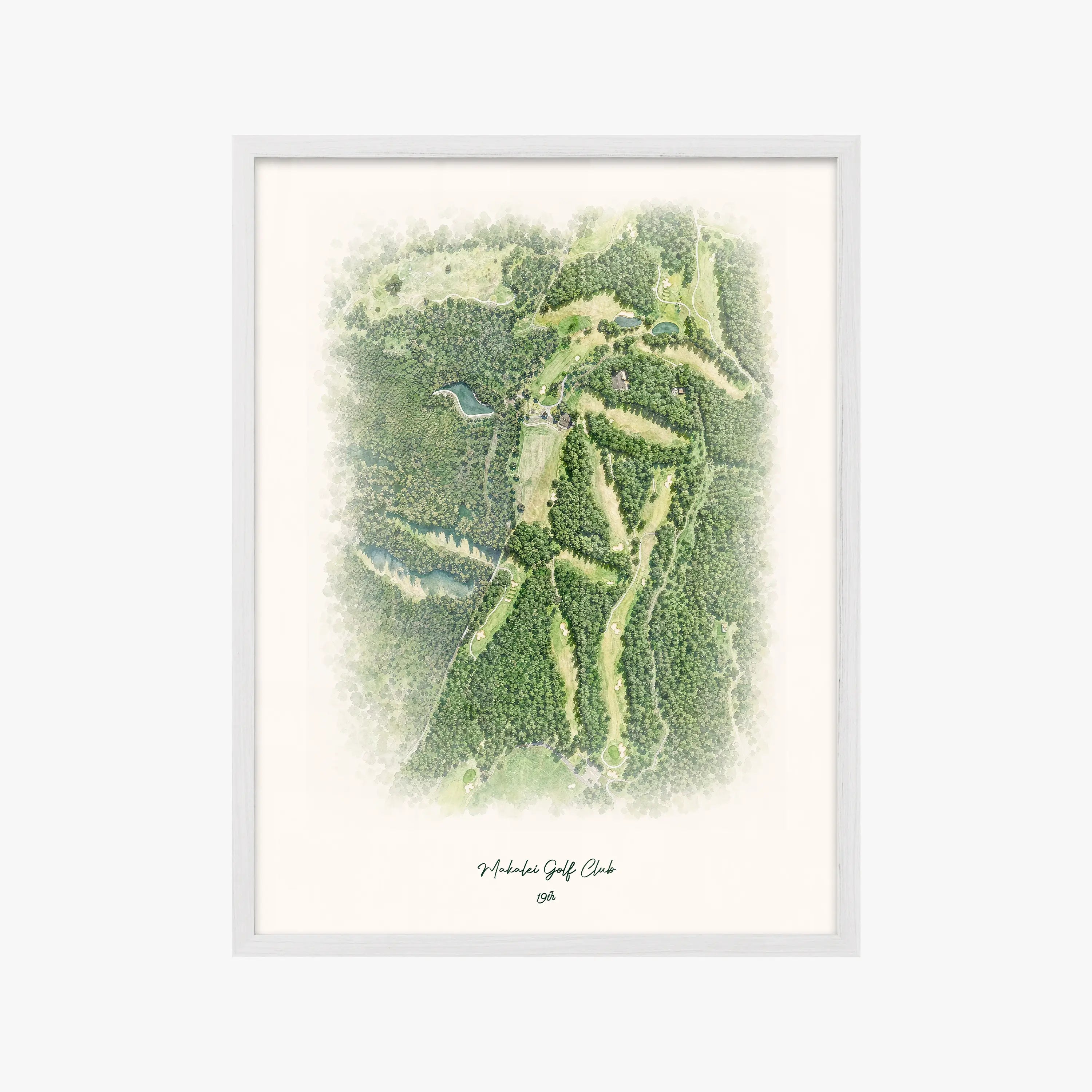 Makalei Golf Club white frame