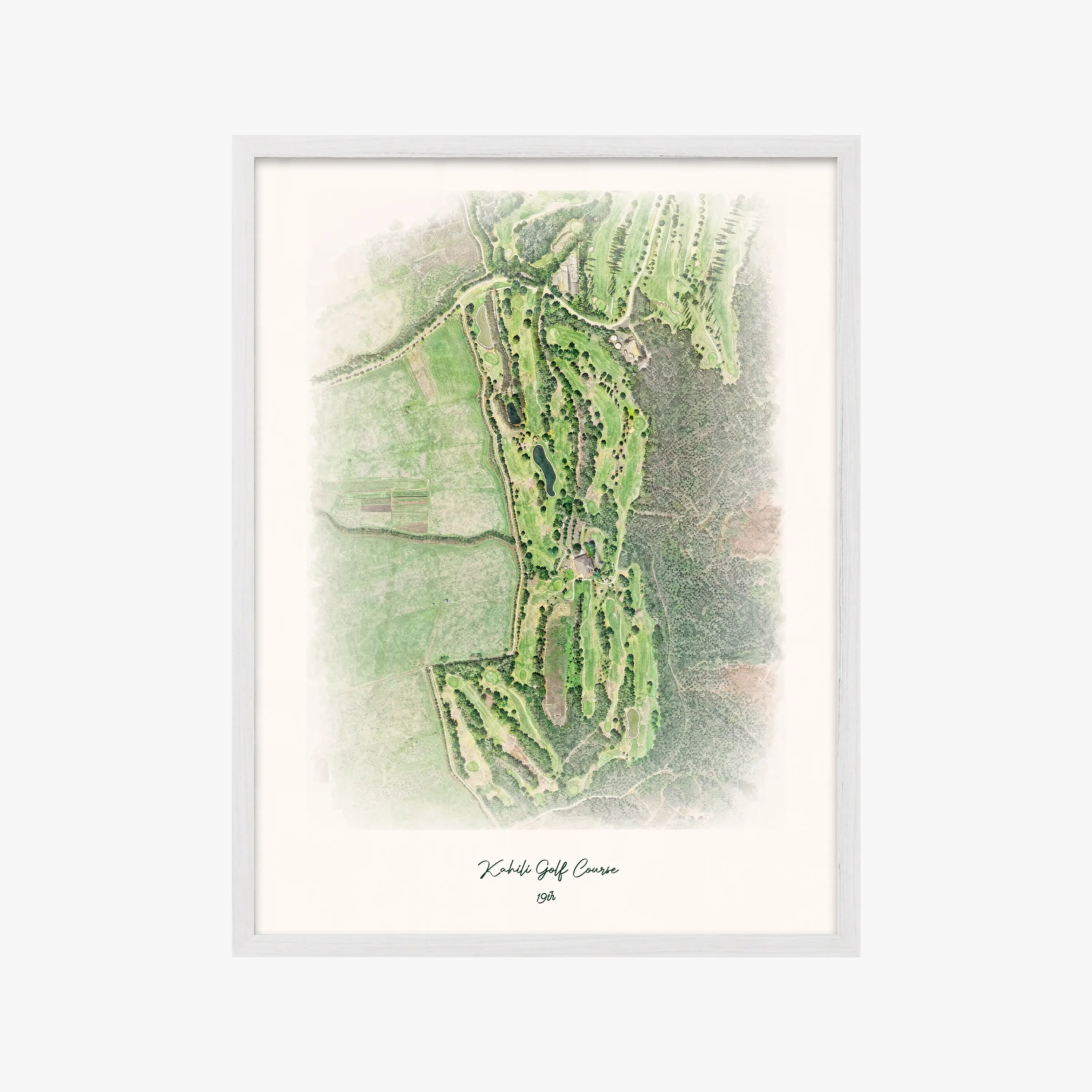 Kahili Golf Course white frame