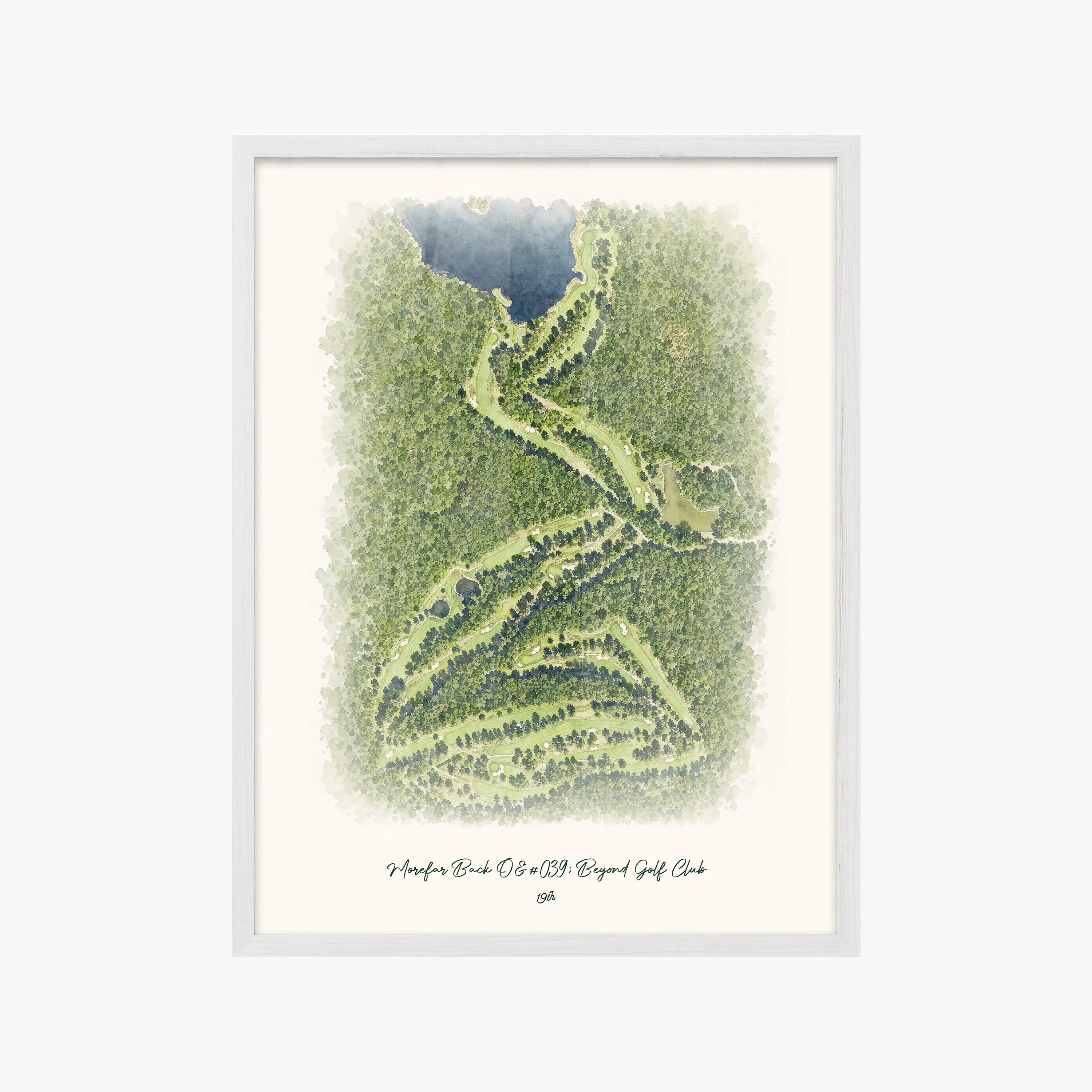 Morefar Back O' Beyond Golf Club white frame