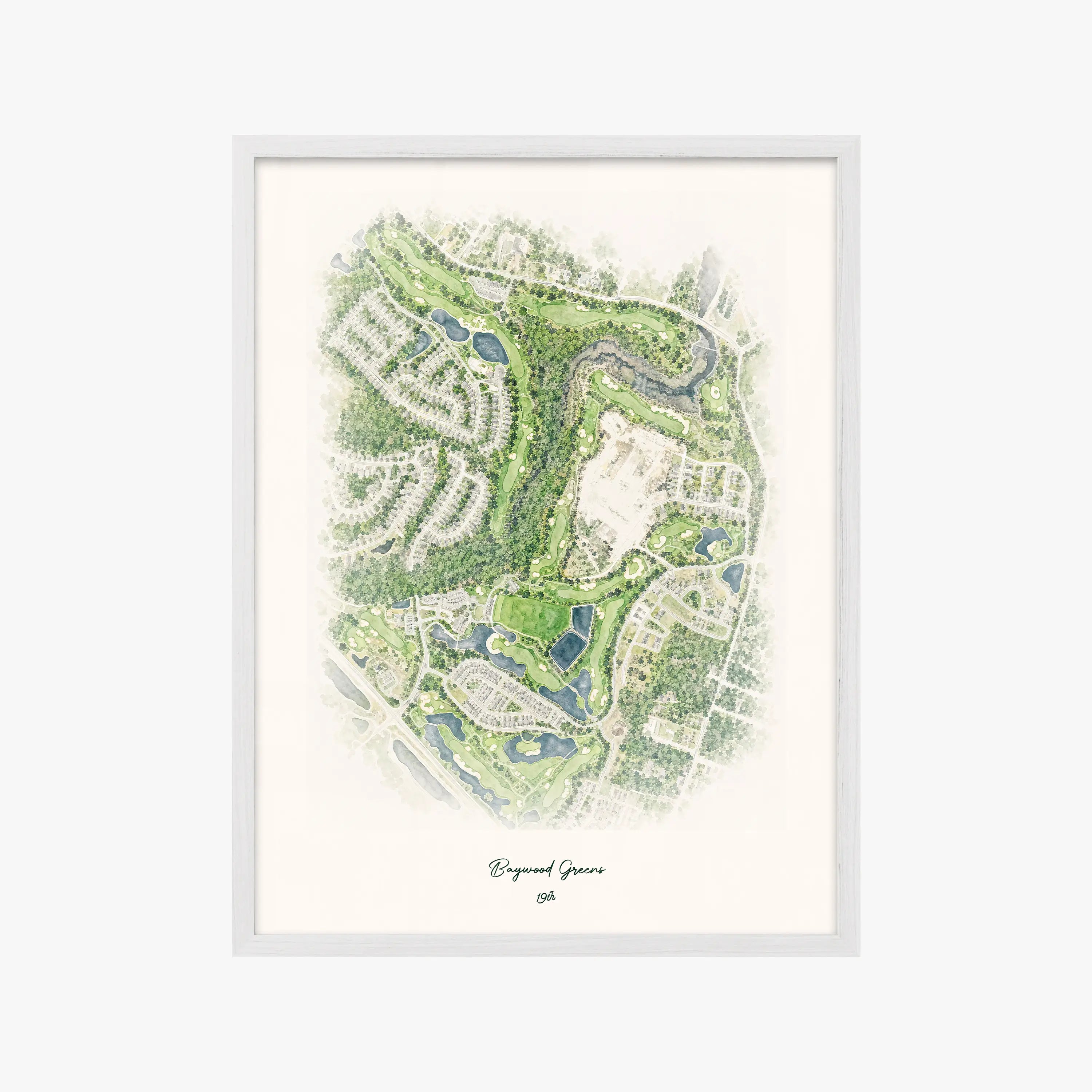 Baywood Greens white frame