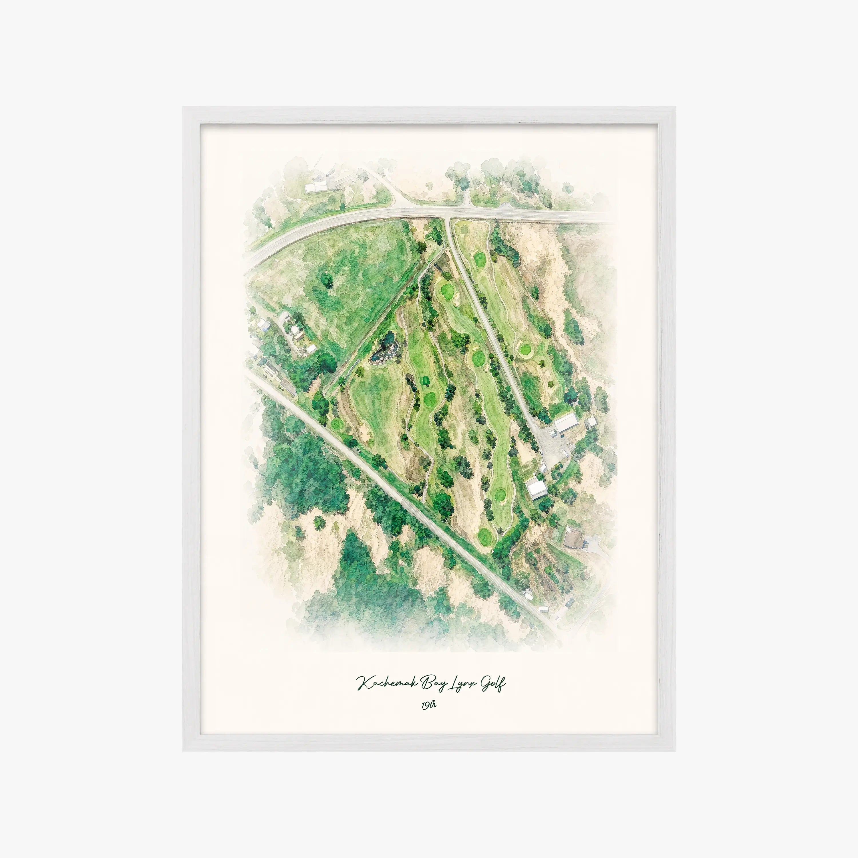 Kachemak Bay Lynx Golf white frame