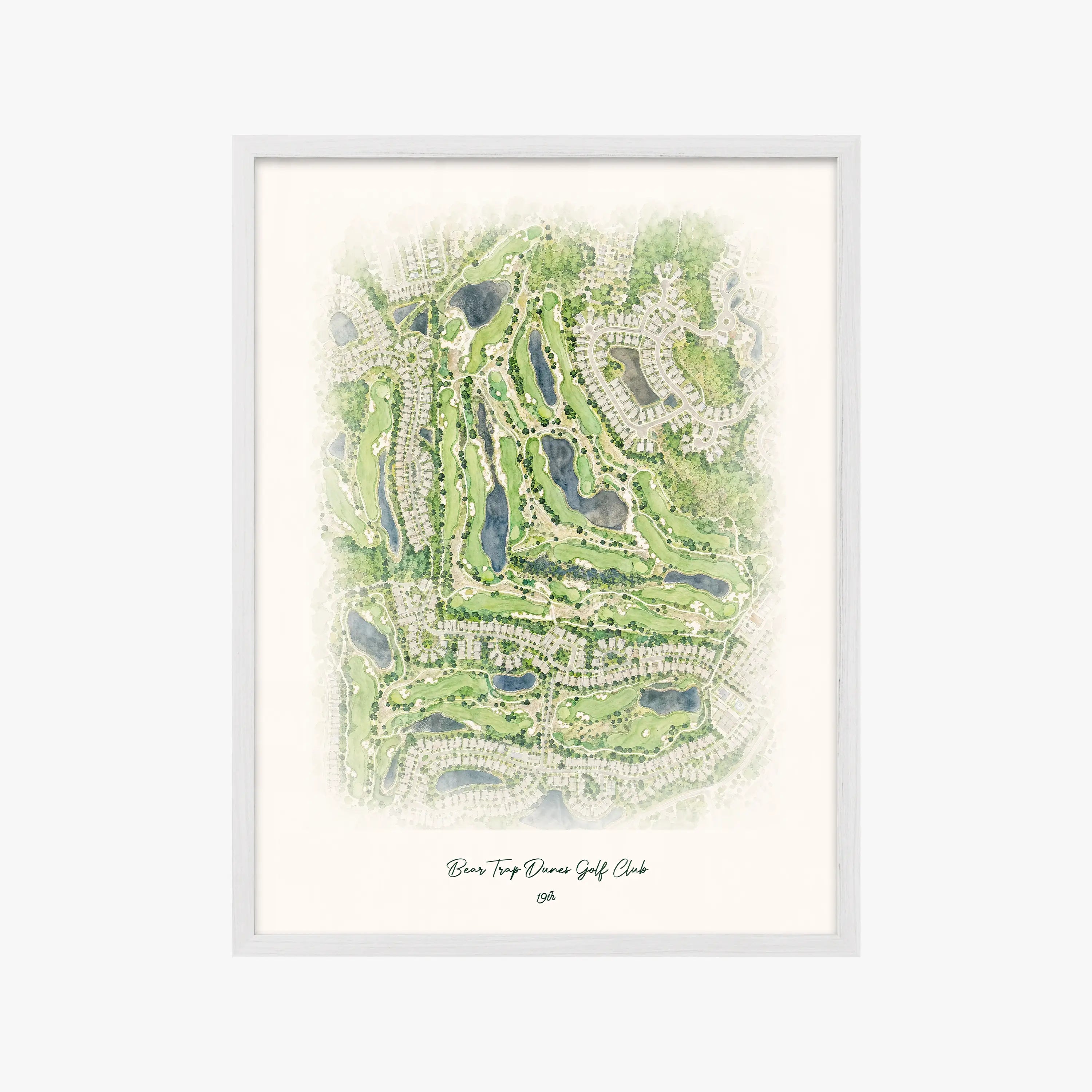 Bear Trap Dunes Golf Club white frame