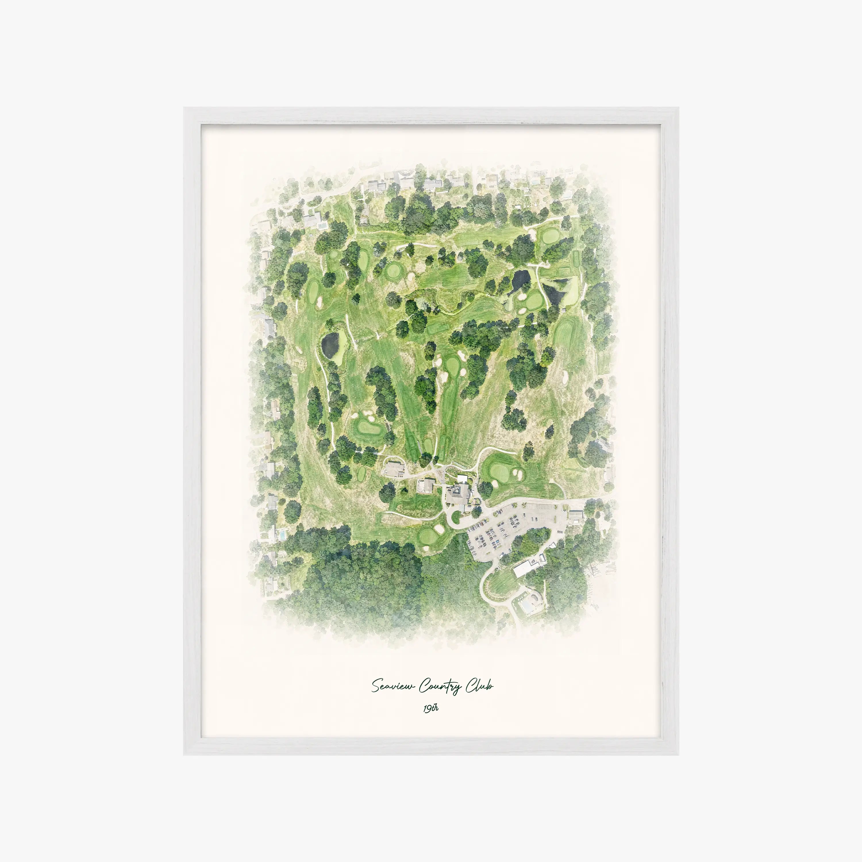 Seaview Country Club white frame