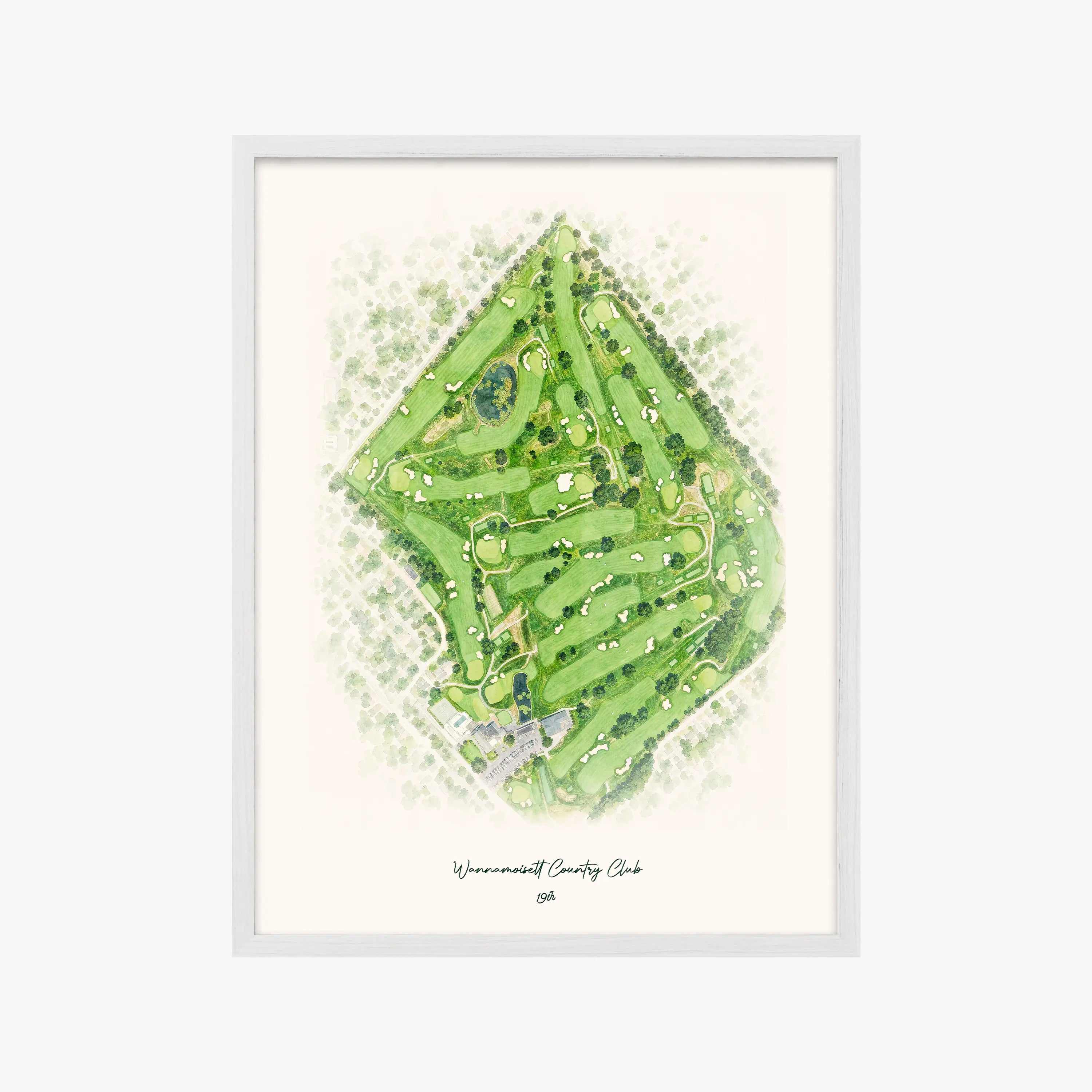 Wannamoisett Country Club white frame