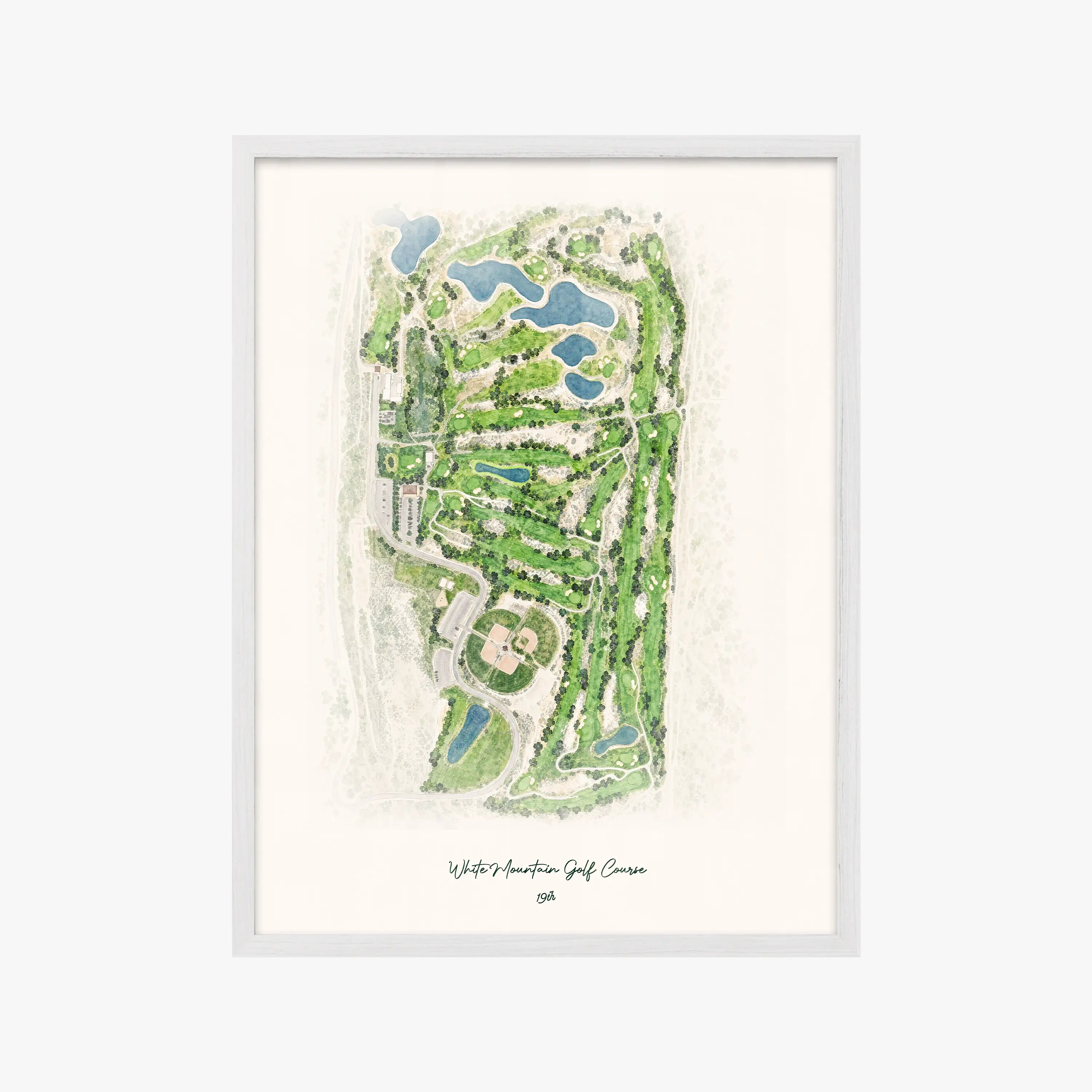White Mountain Golf Course white frame