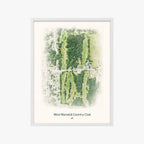 West Warwick Country Club white frame