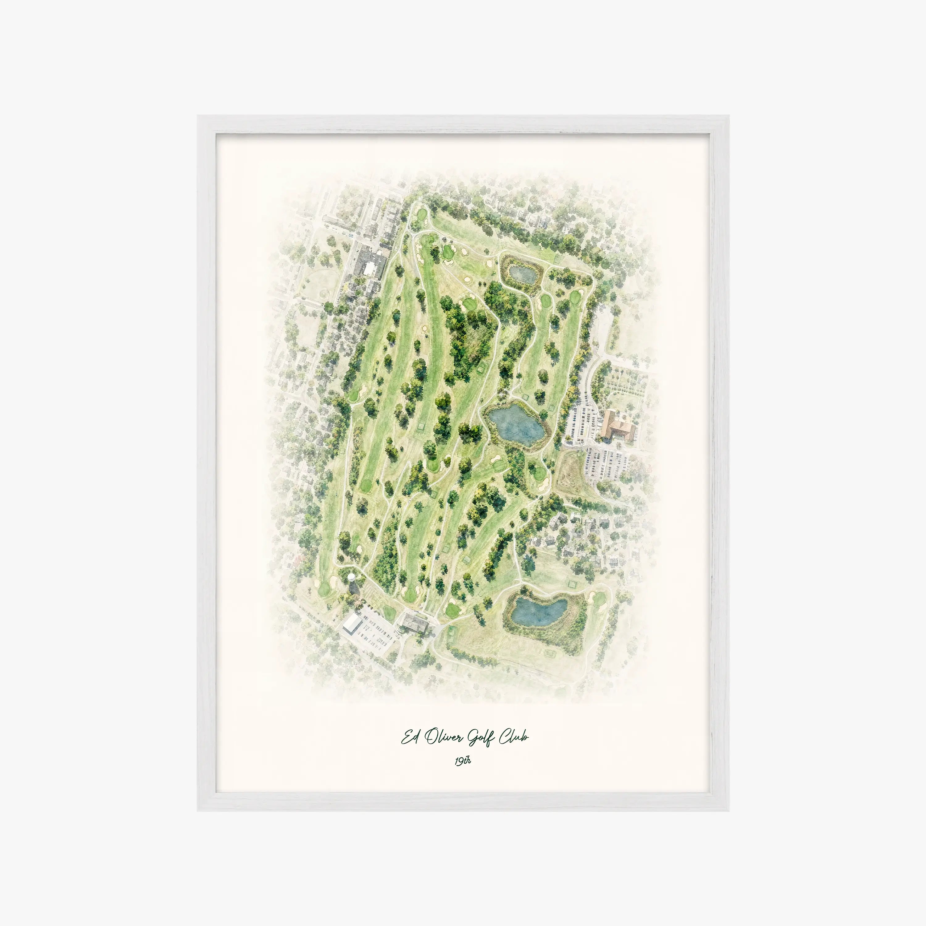Ed Oliver Golf Club white frame