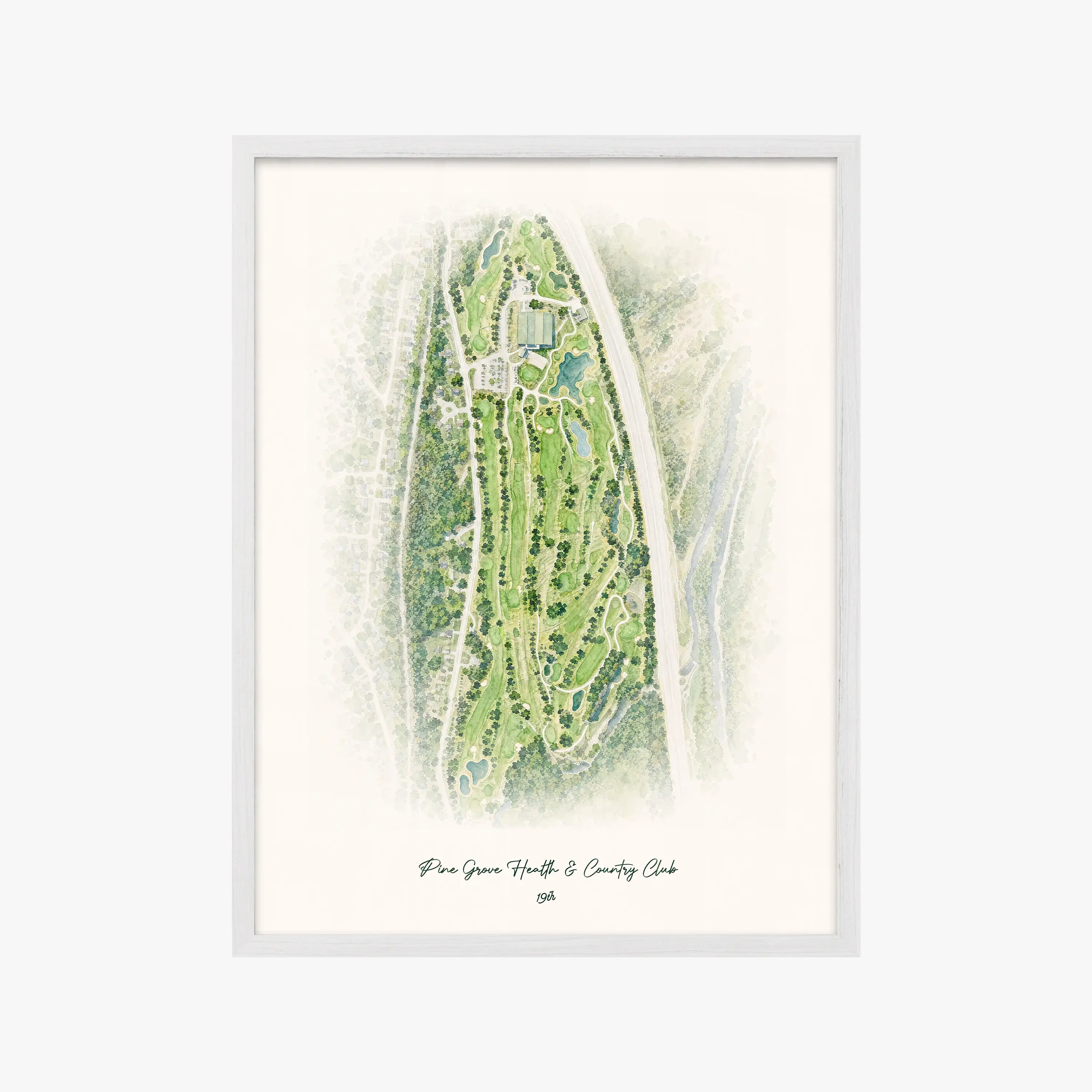 Pine Grove Health & Country Club white frame