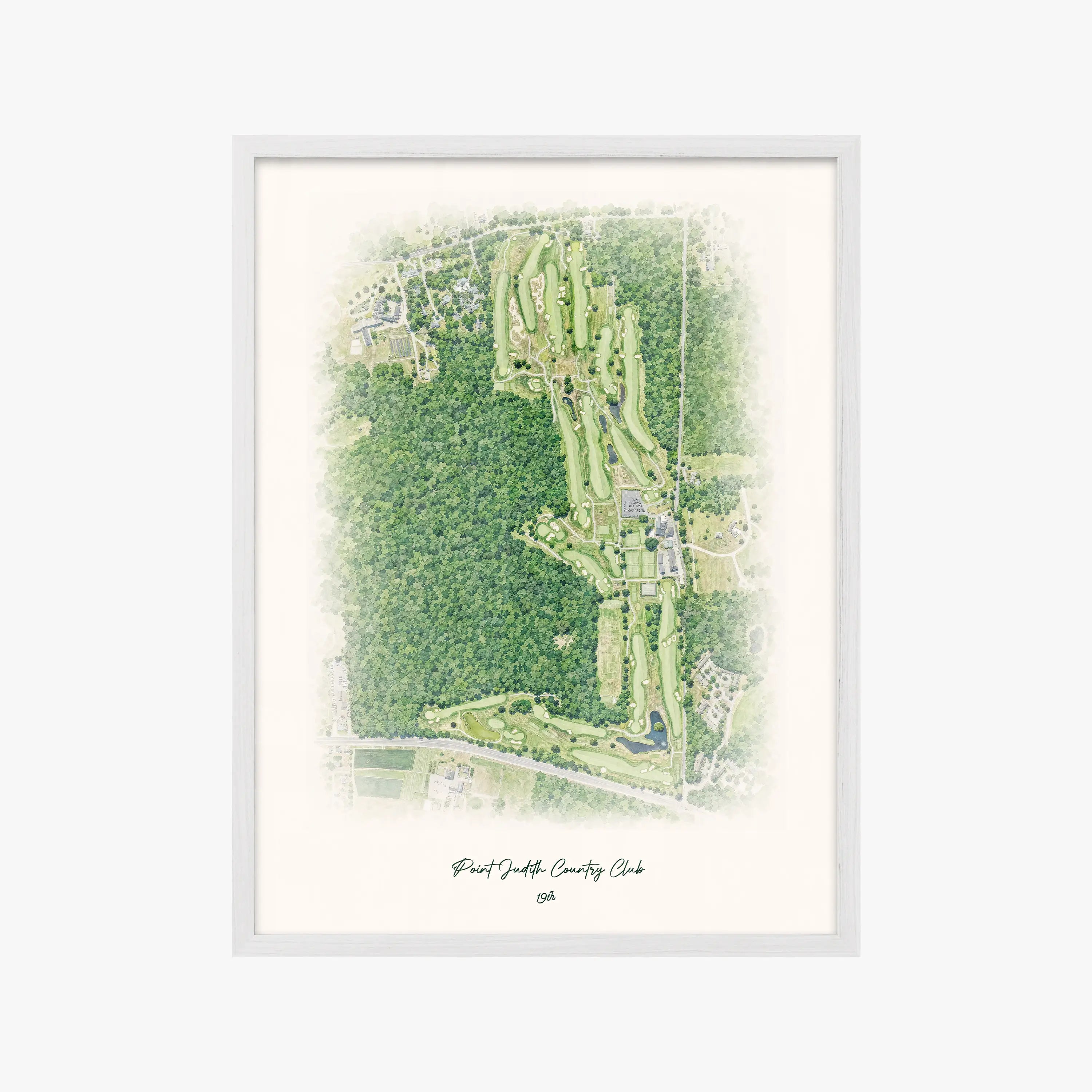 Point Judith Country Club white frame