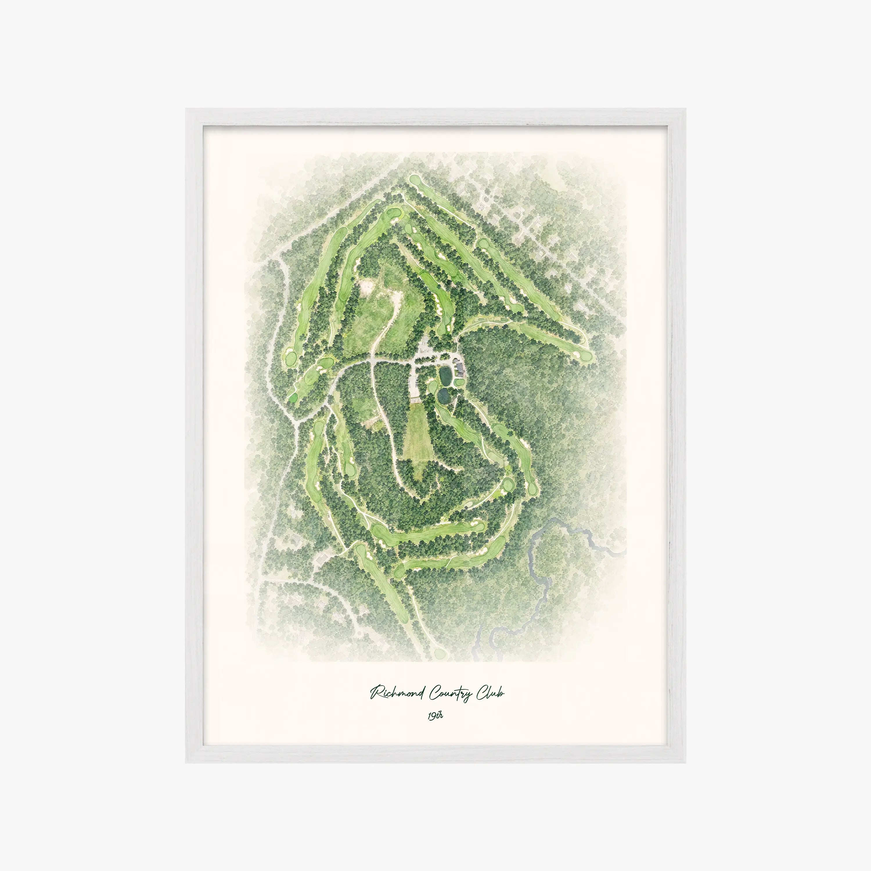 Richmond Country Club white frame