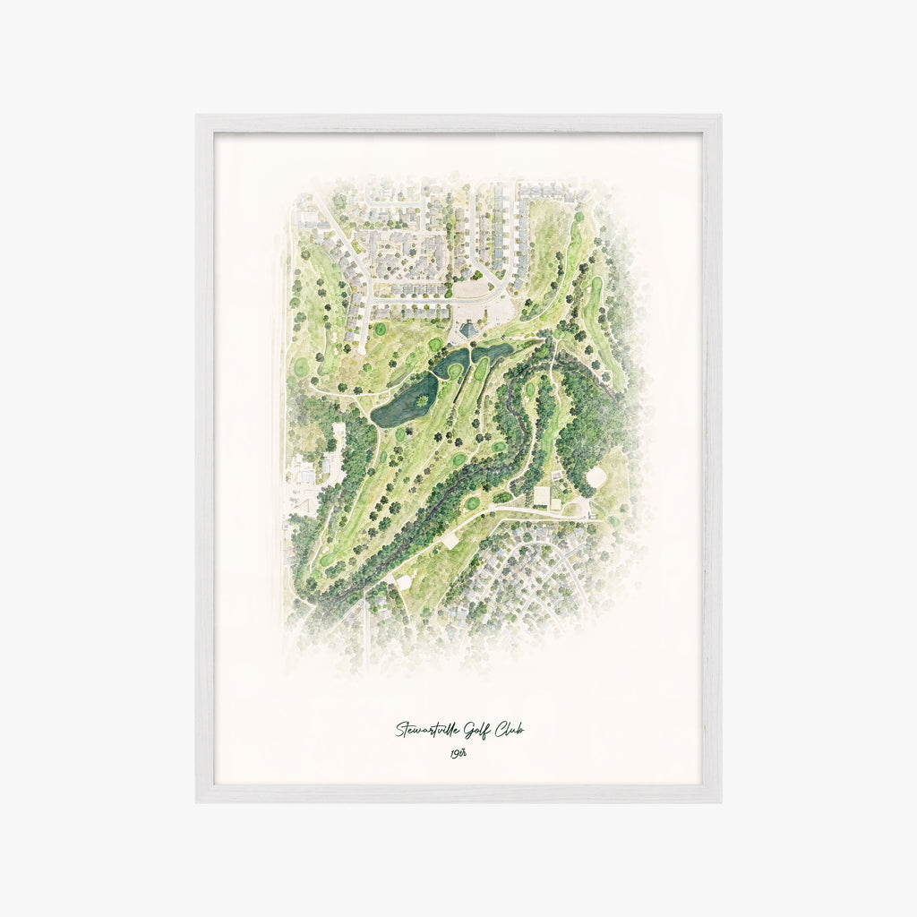 Stewartville Golf Club white frame