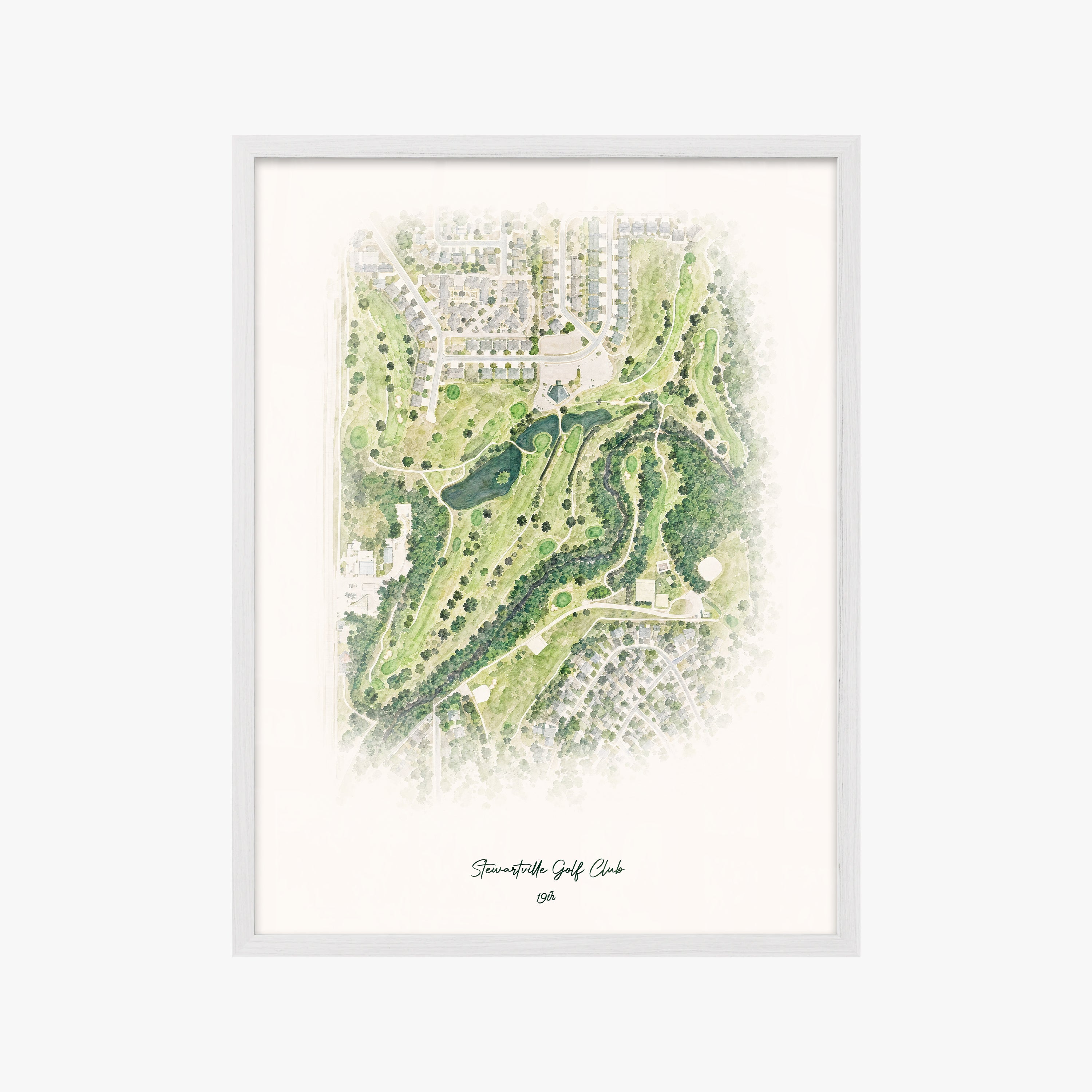 Stewartville Golf Club white frame