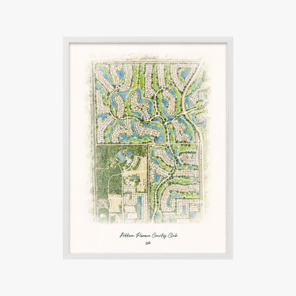 Addison Reserve Country Club white frame