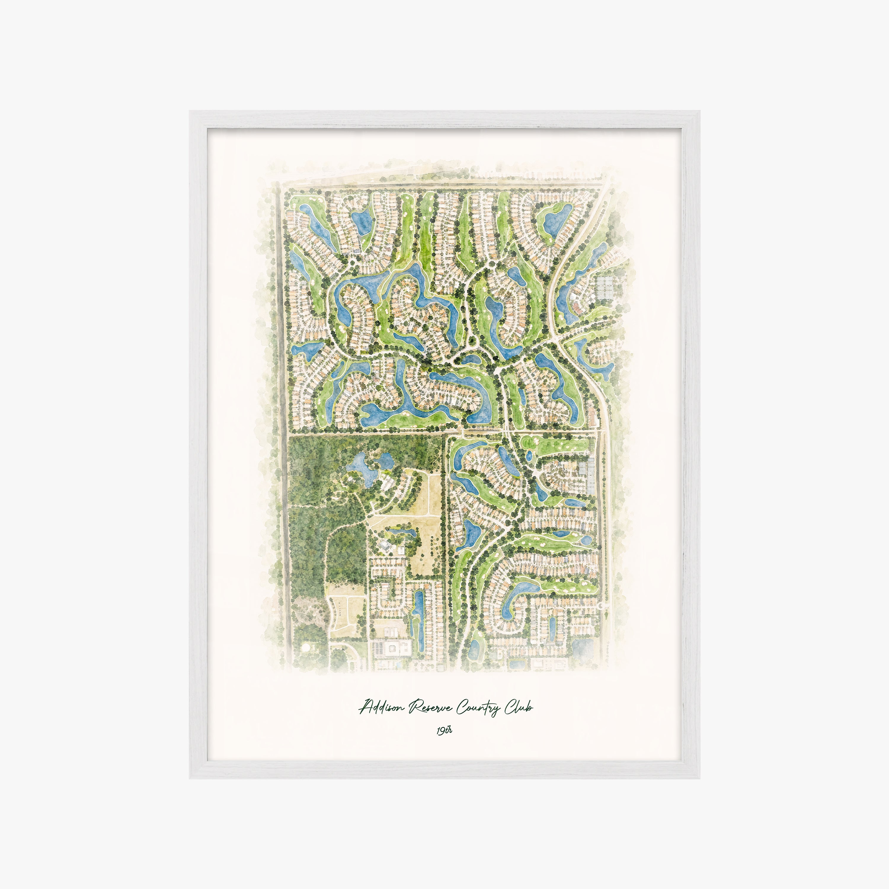 Addison Reserve Country Club white frame
