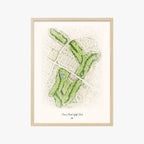 Coral Creek Golf Club wood frame
