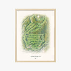 Hornell Country Club wood frame