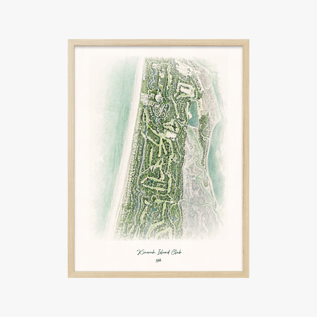 Kiawah Island Club wood frame