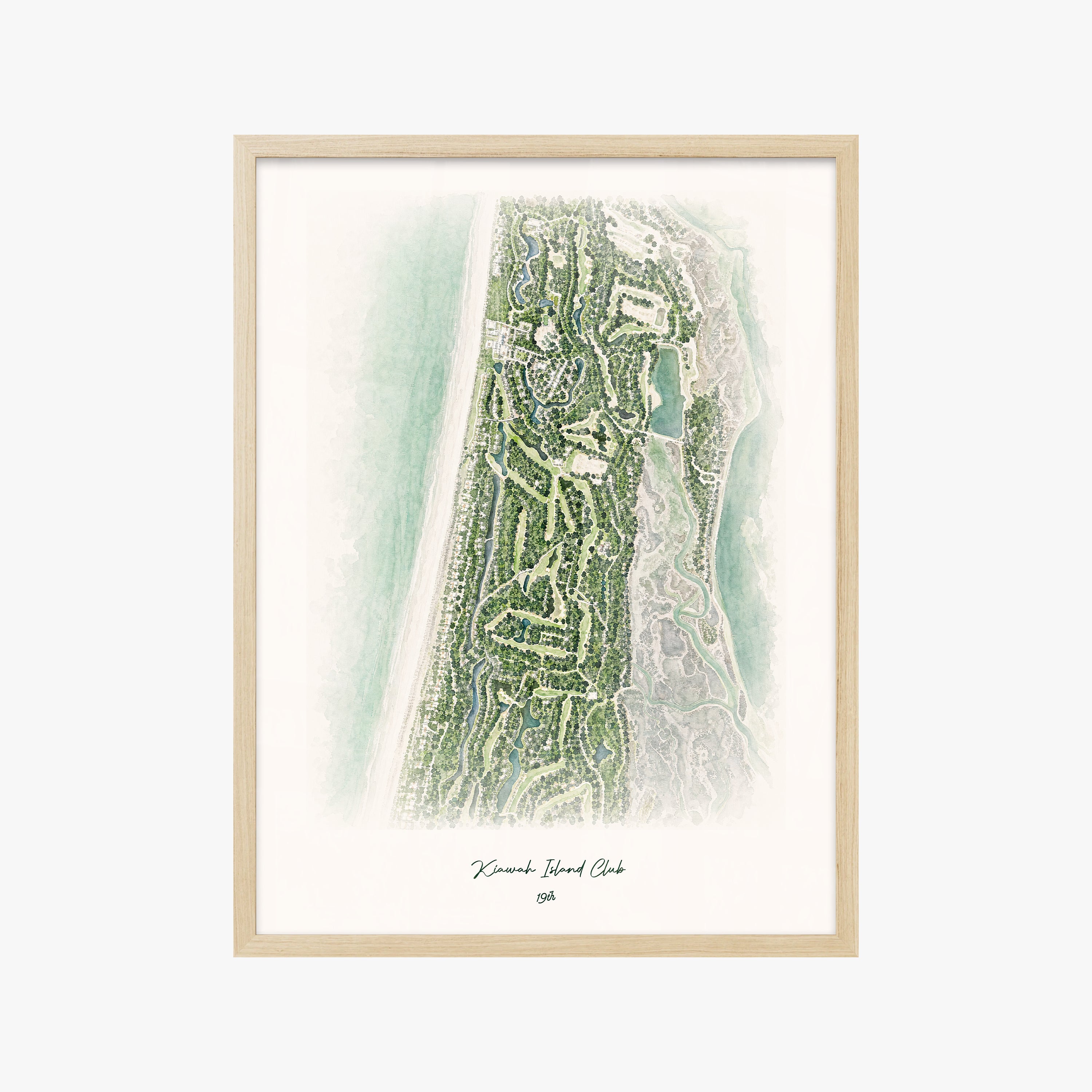 Kiawah Island Club wood frame