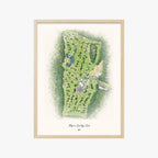 Alpine Country Club wood frame