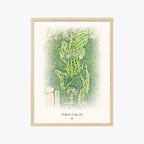 Deerfield Country Club wood frame