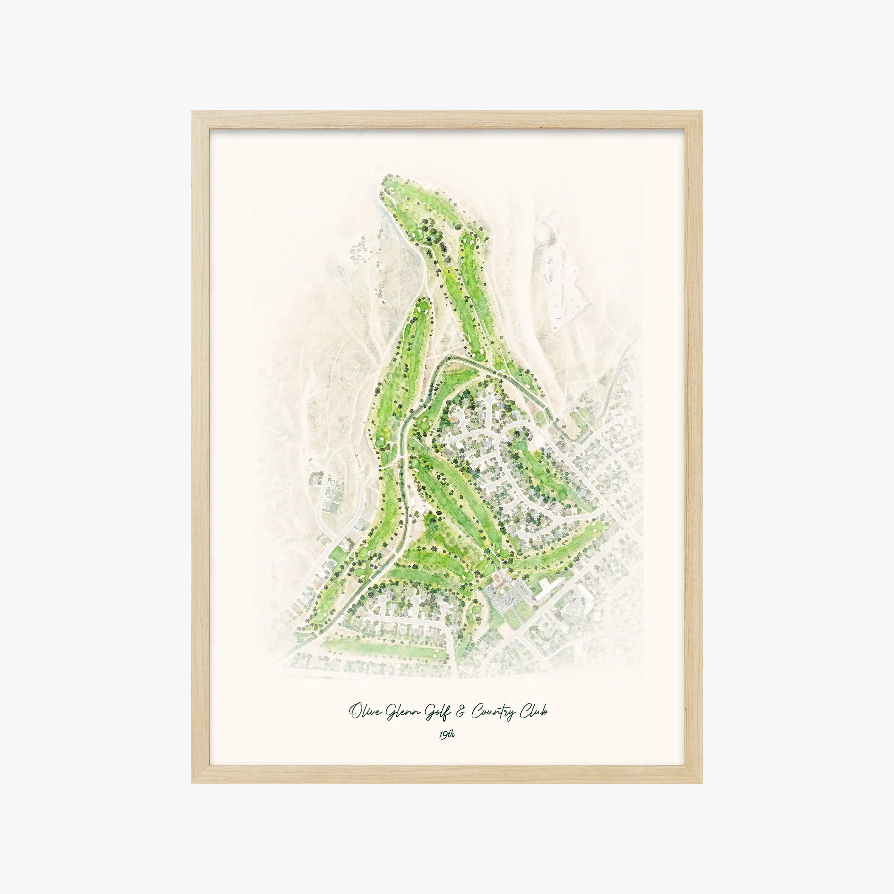 Olive Glenn Golf & Country Club wood frame