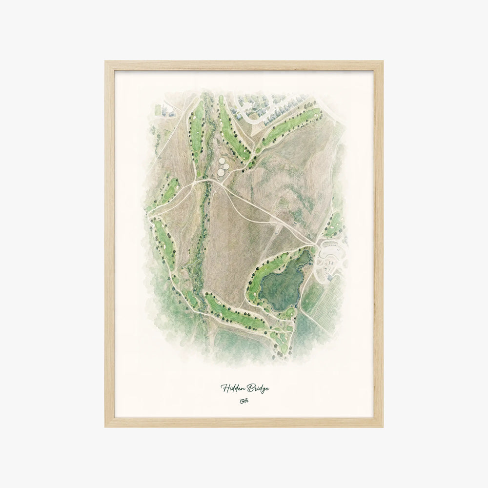 Hidden Bridge wood frame