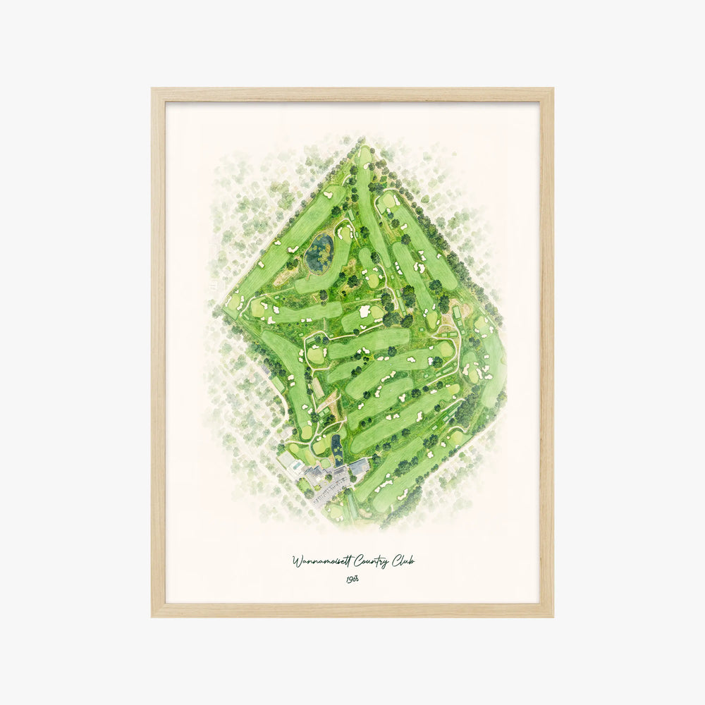 Wannamoisett Country Club wood frame